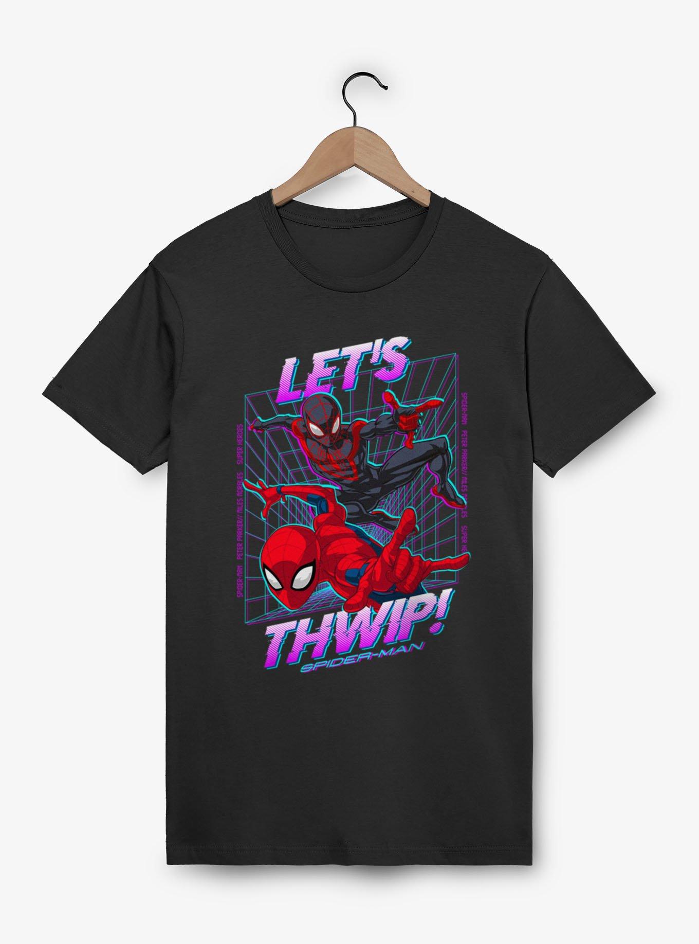 Marvel Spider-Man Lets Thwip Miles And Peter T-Shirt