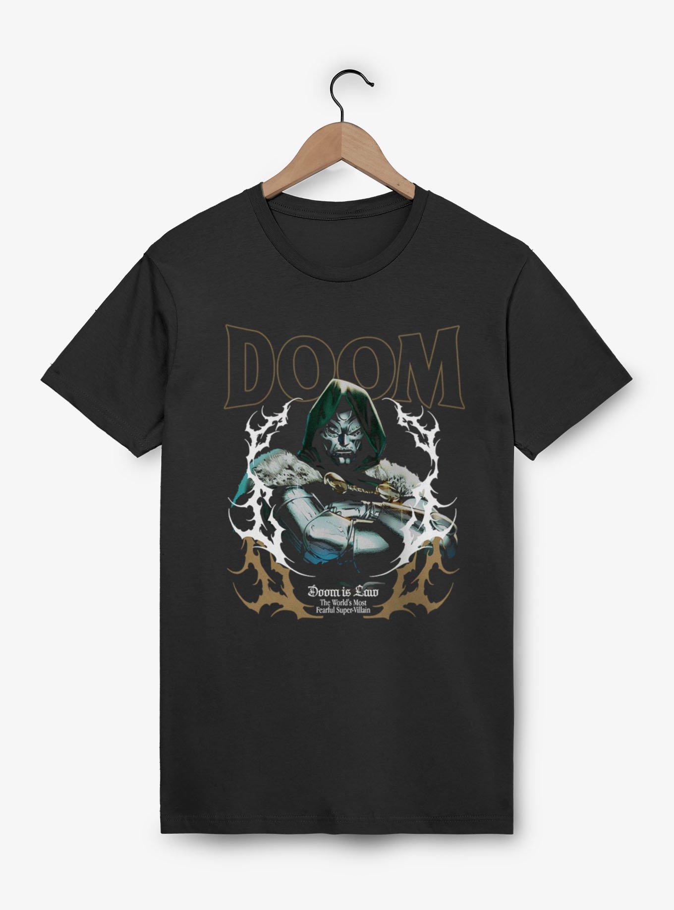 Marvel Comics Retro Doom Is Law Most Fearful Villain T-Shirt