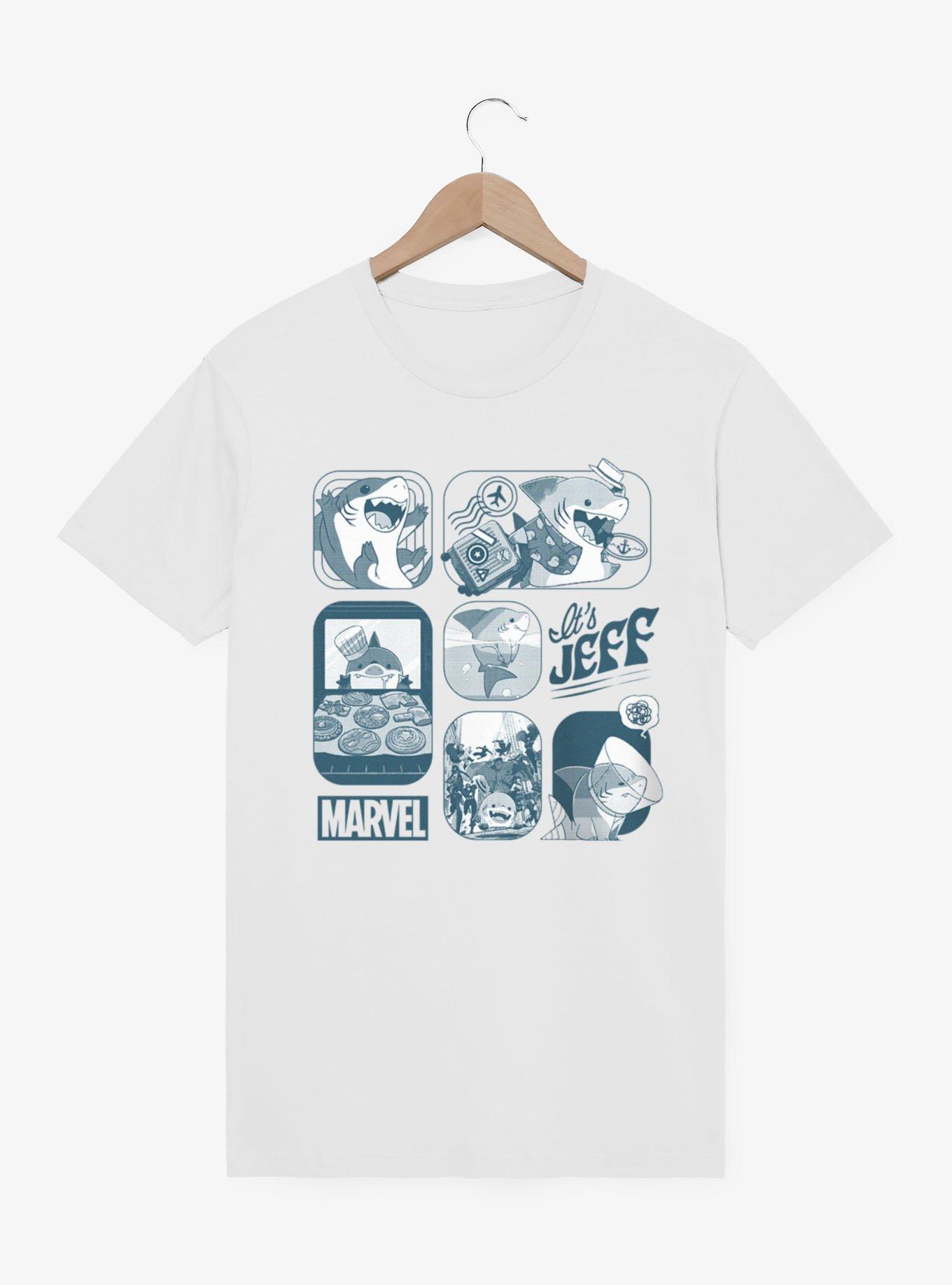 Marvel Rivals Its Cute Jeff Squares T-Shirt, , hi-res view 1