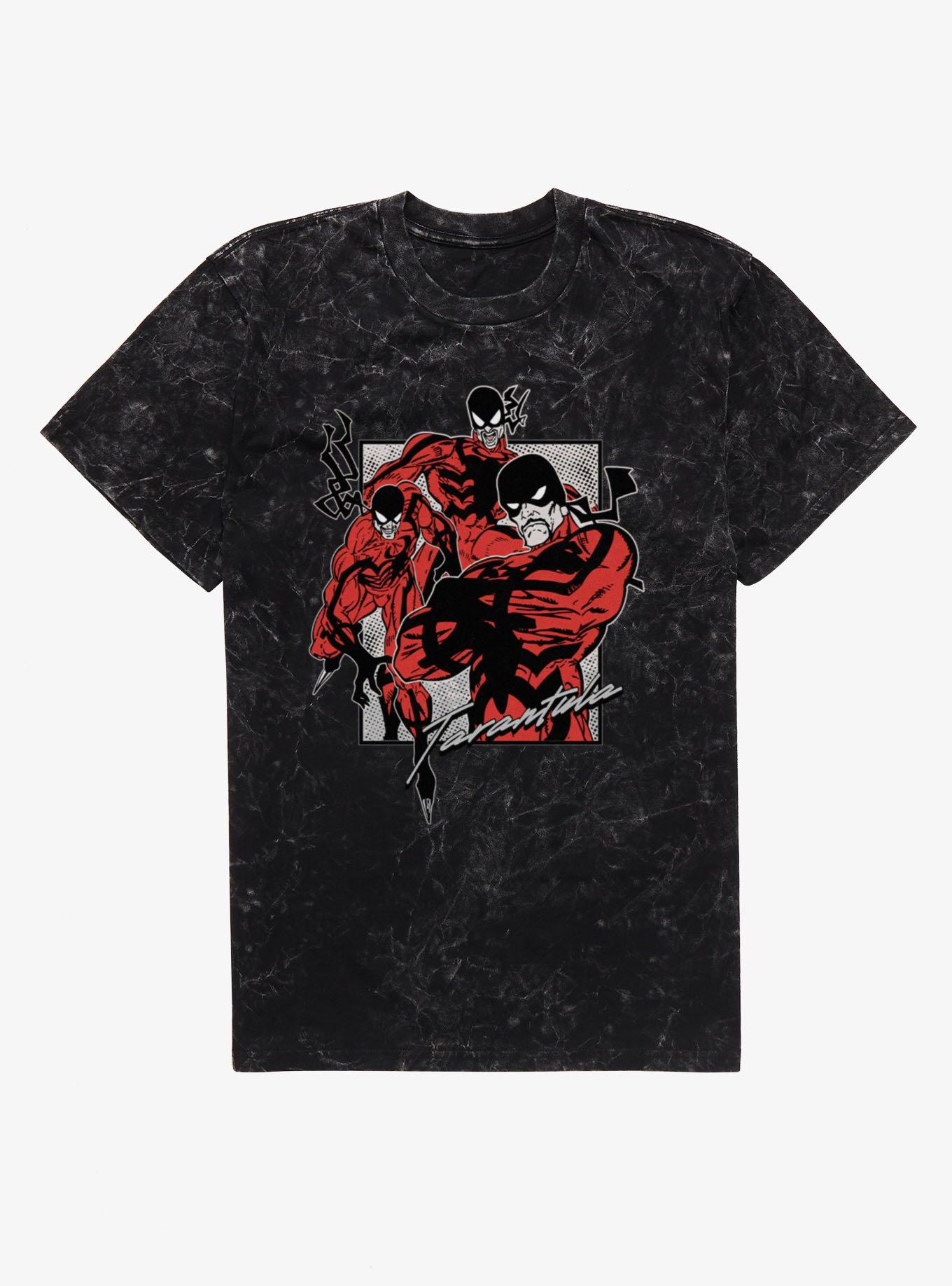 Marvel Spider-Man Tri Tarantula Panel Mineral Wash T-Shirt, , hi-res