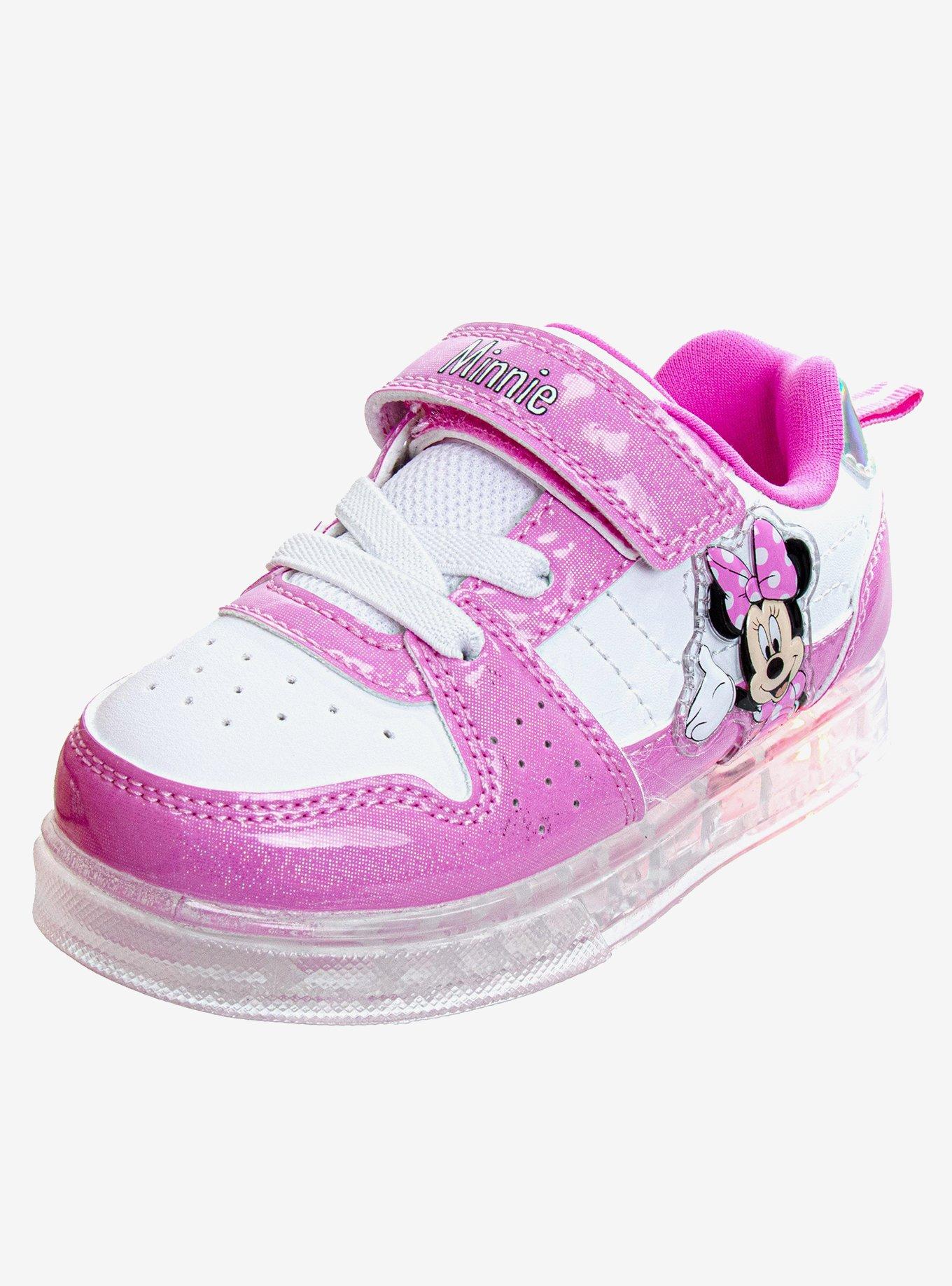 Disney Minnie Mouse Polka Dot Hook & Loop Toddler & Little Kids Sneakers, , hi-res