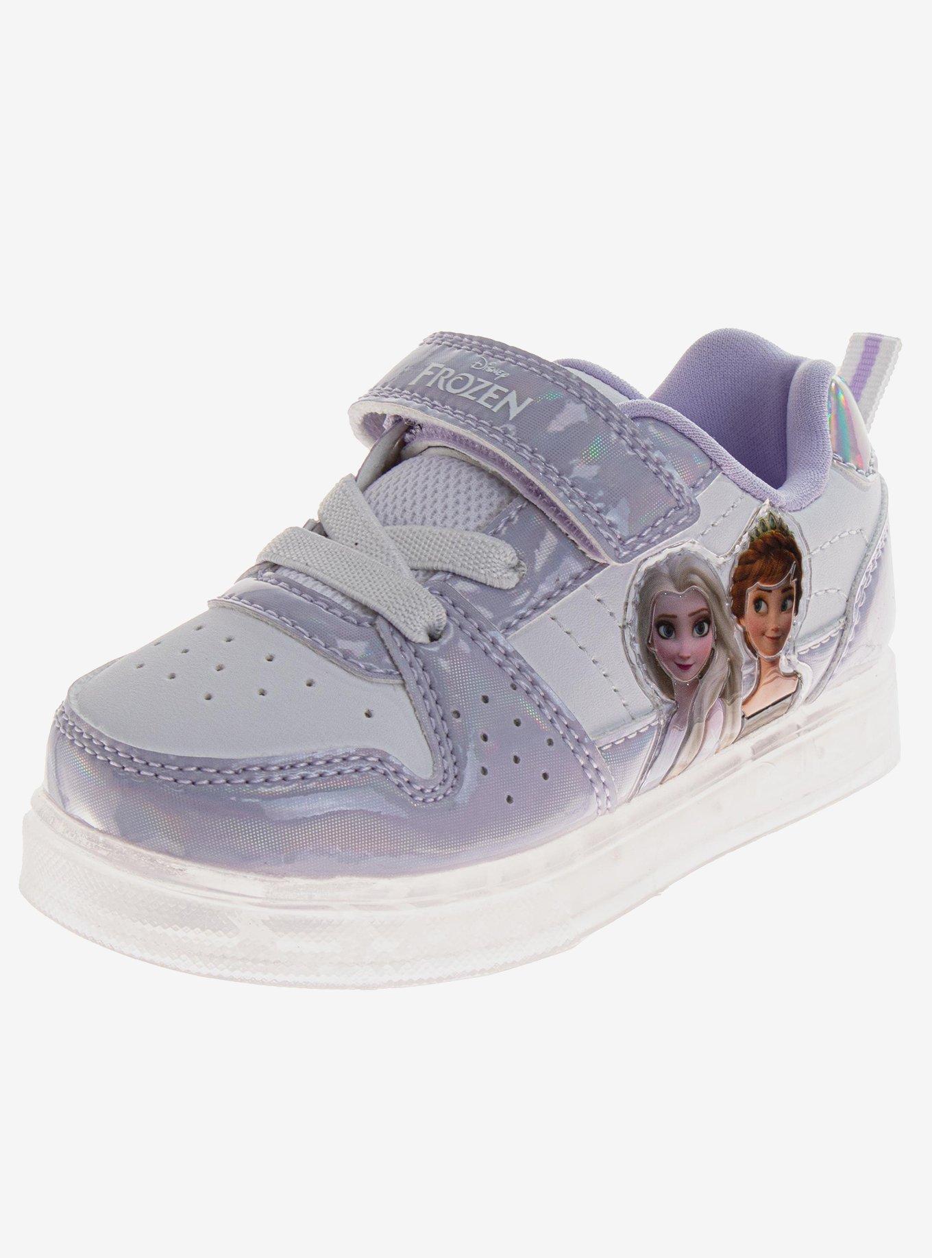 Disney Frozen Elsa and Anna Sparkle Toddler & Little Kids Sneakers