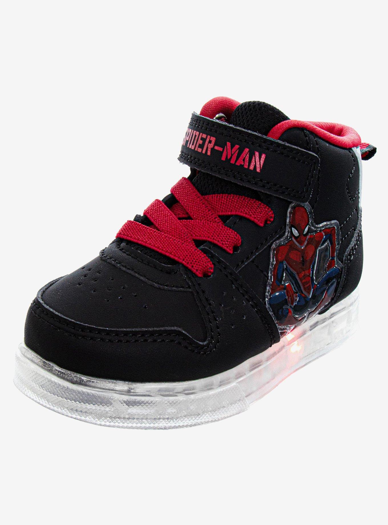 Marvel Spider-Man Super Hero Webslinger Hook and Loop Toddler & Little Kids Sneakers, , hi-res
