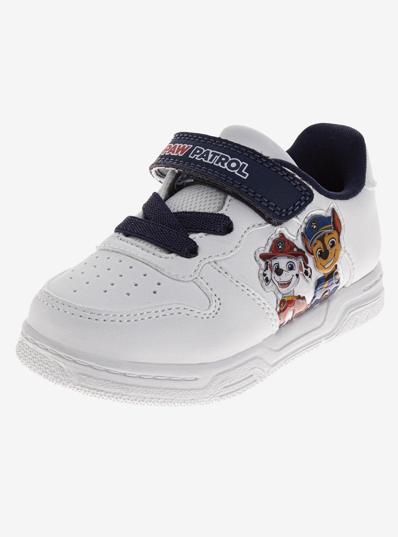 Paw Patrol Chase & Marshall Rescue Team Toddler Little Kids Sneakers White