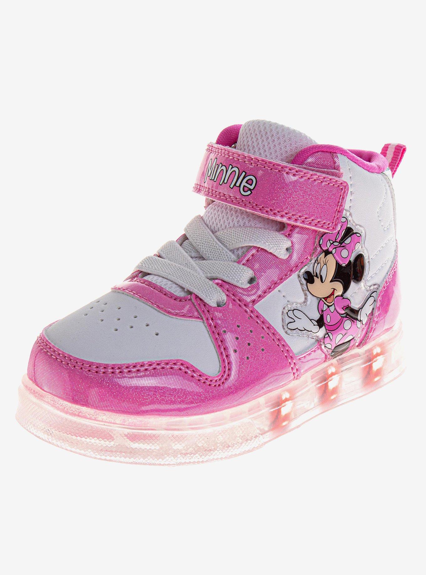 Disney Minnie Mouse Bow Canvas Toddler & Little Kids High Top Sneakers, , hi-res