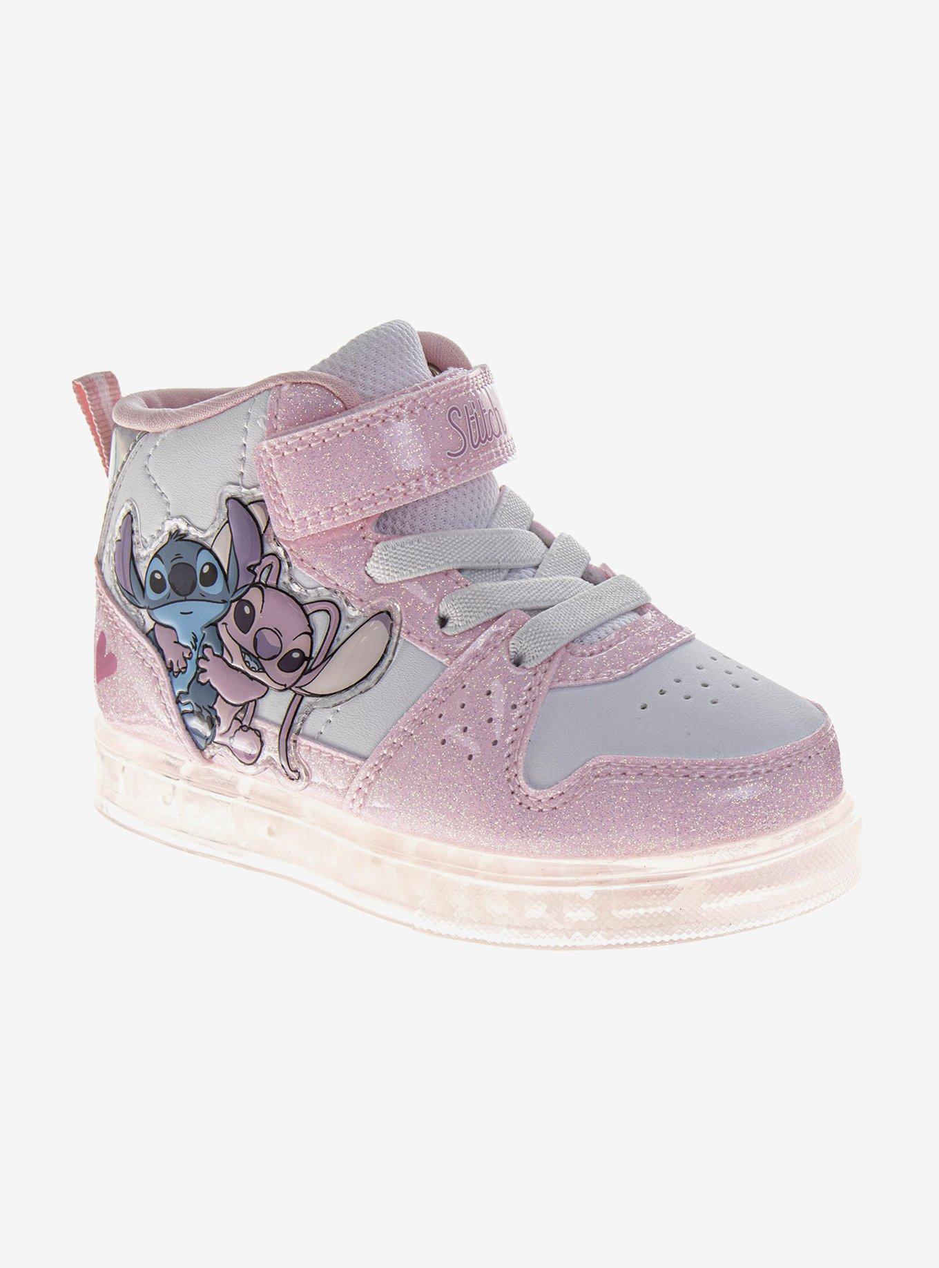 Disney Lilo & Stitch Alien Canvas Lace Up Toddler Little Kids High Top Sneakers