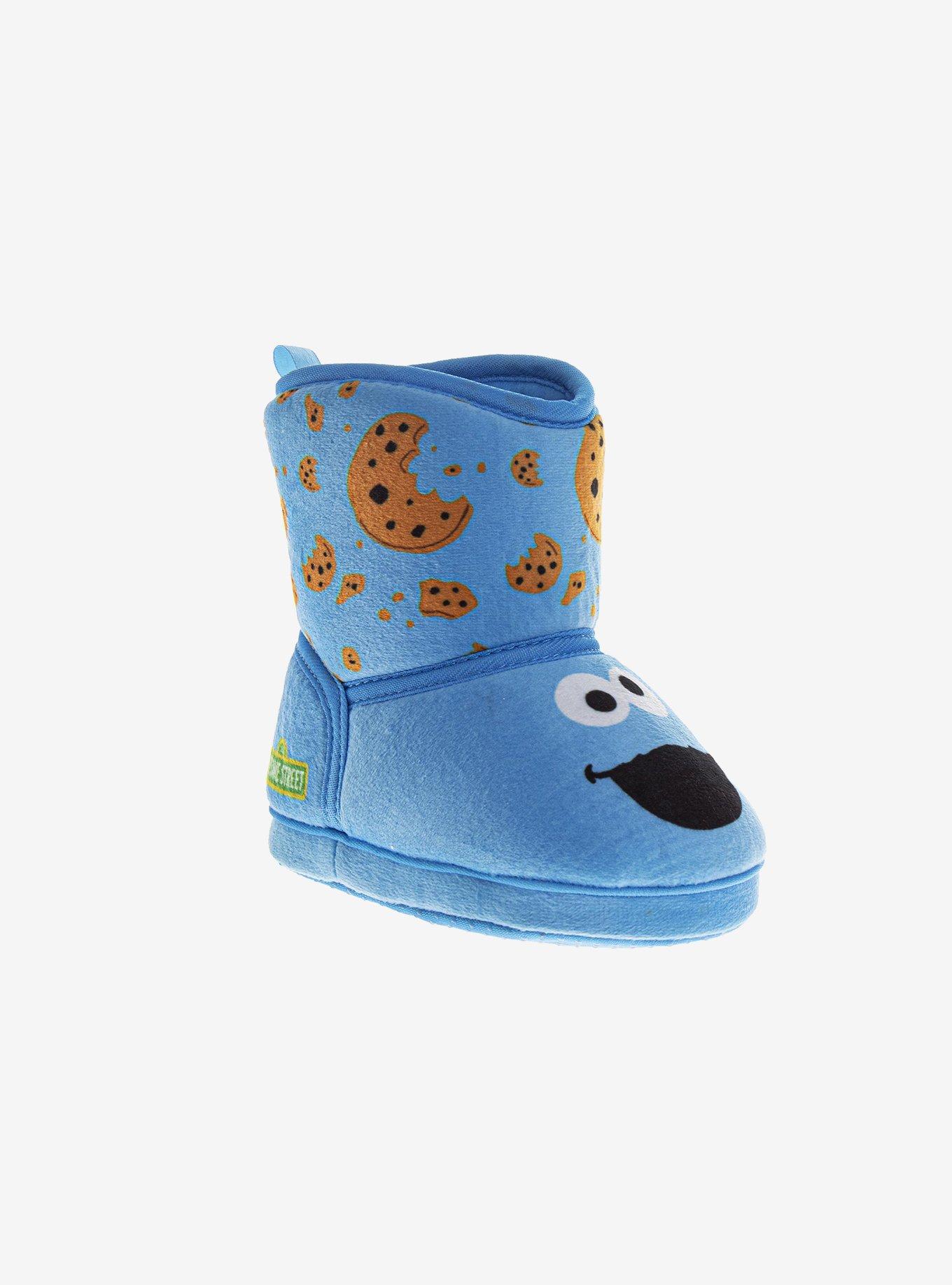 Sesame Street Cookie Monster Fuzzy and Slip On Infant & Toddler Boots, , hi-res