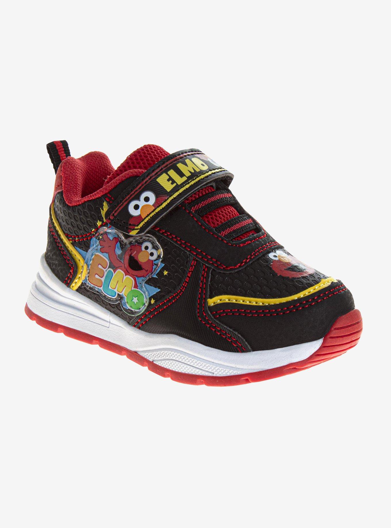 Sesame Street Elmo Light Up Hook & Loop Toddler & Little Kids Sneaker, , hi-res