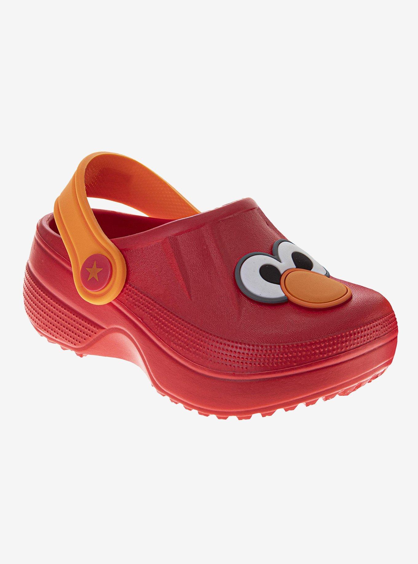 Sesame Street Elmo Character Dual Size Toddler & Little Kids Clogs, , hi-res