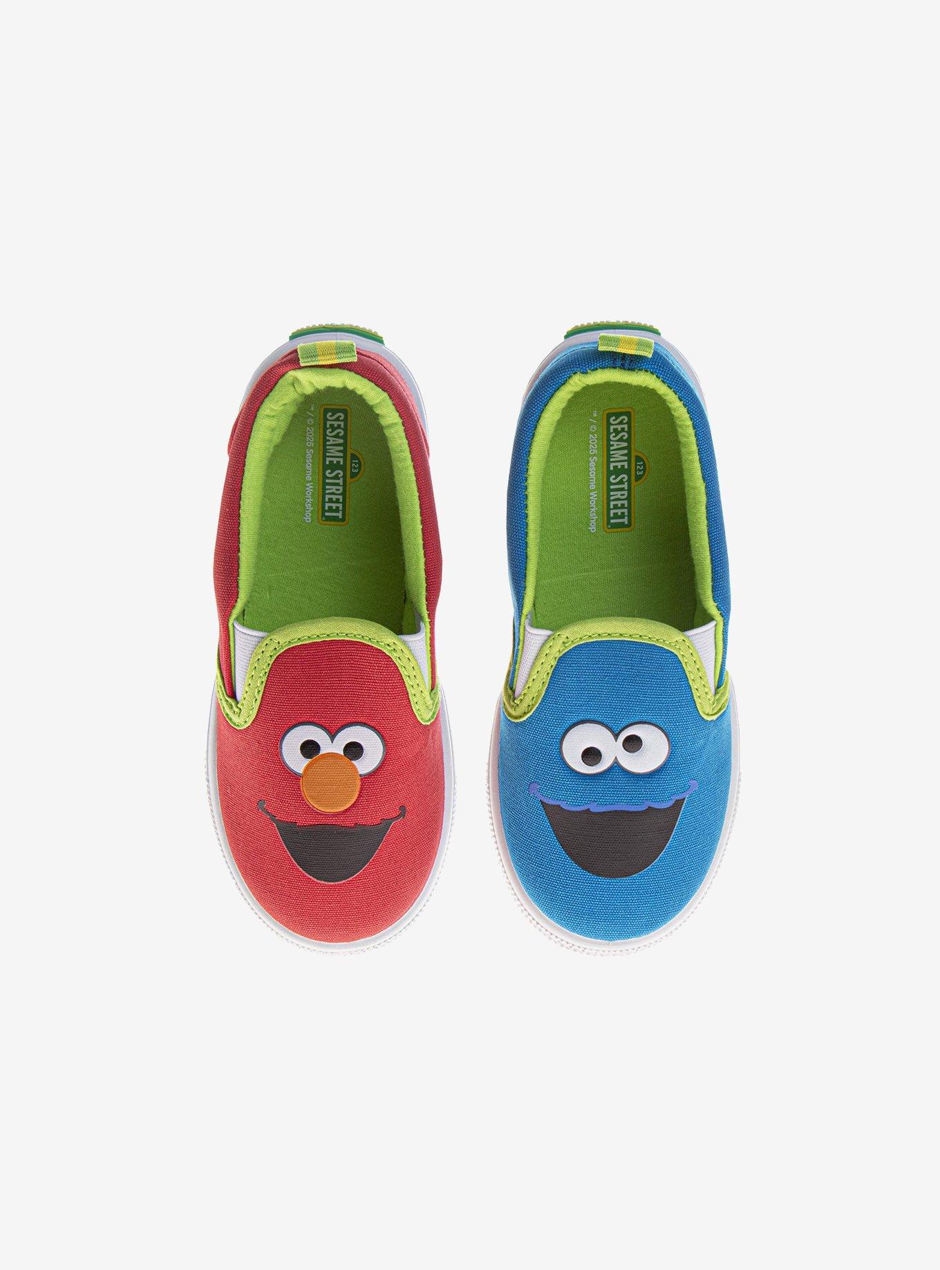 Sesame Street Cookie and Elmo Slip On Toddler & Little Kids Sneakers, , hi-res