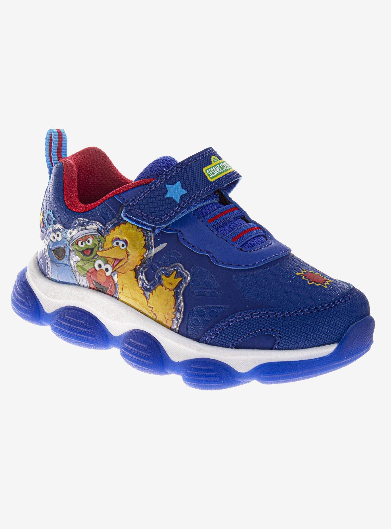 Sesame Street Characters Lace Up Toddler Sneakers, , hi-res
