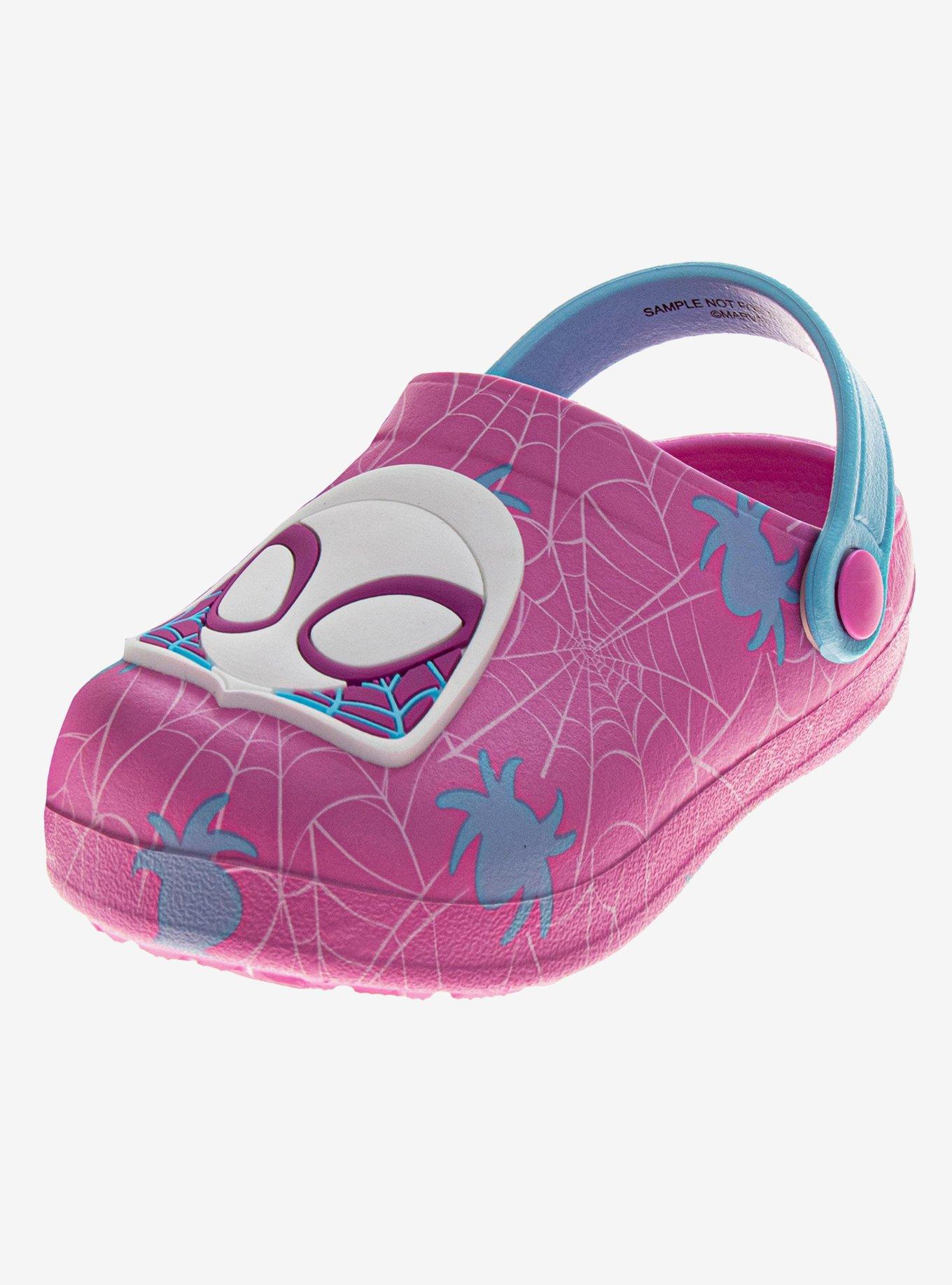 Marvel Ghost-Spider Gwen Stacy Pink White Slip-On Toddler & Little Kid EVA Clogs, , hi-res