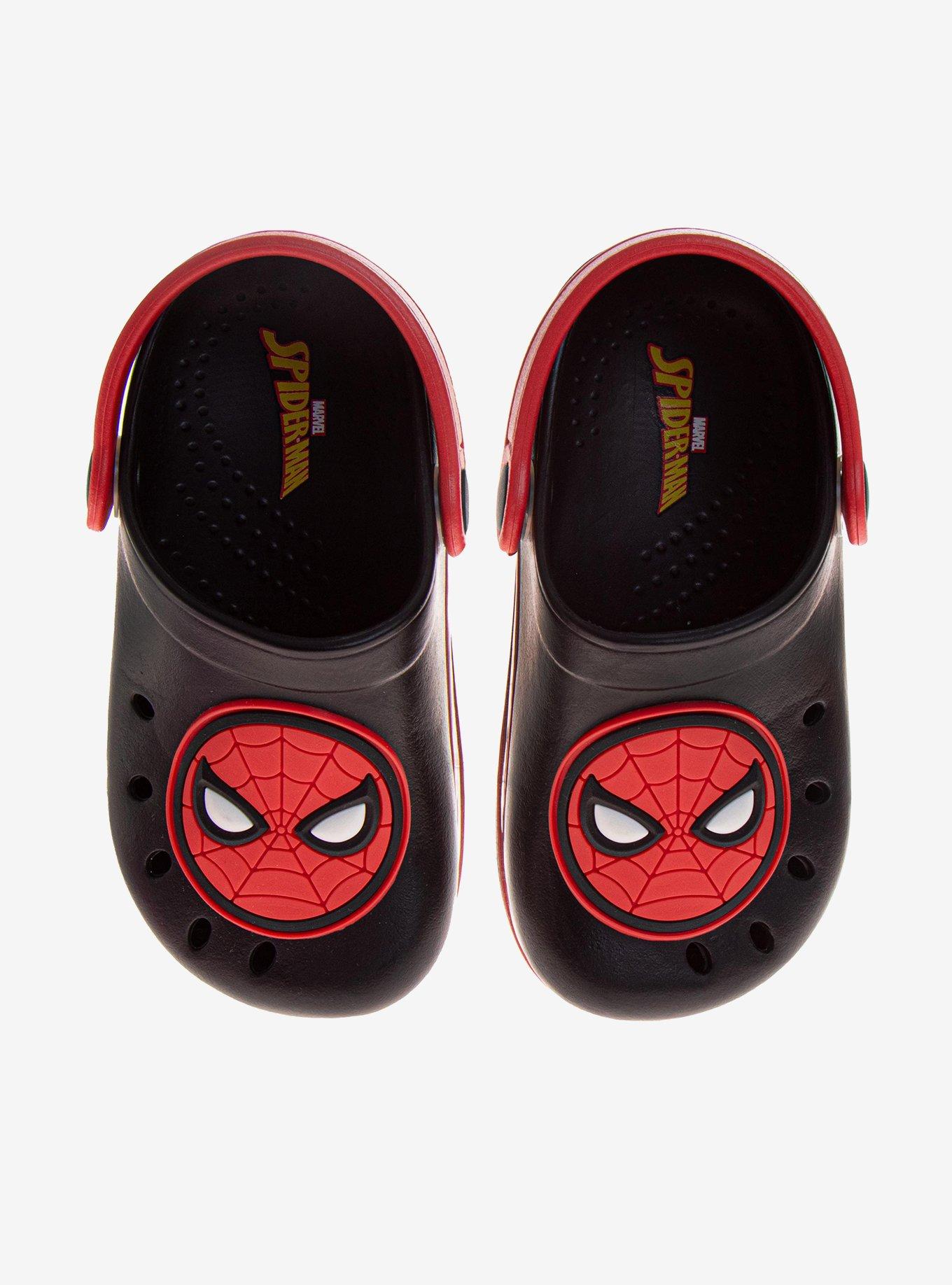 Marvel Spider-Man Red and Blue Slip-On Toddler & Little Kid EVA Clogs