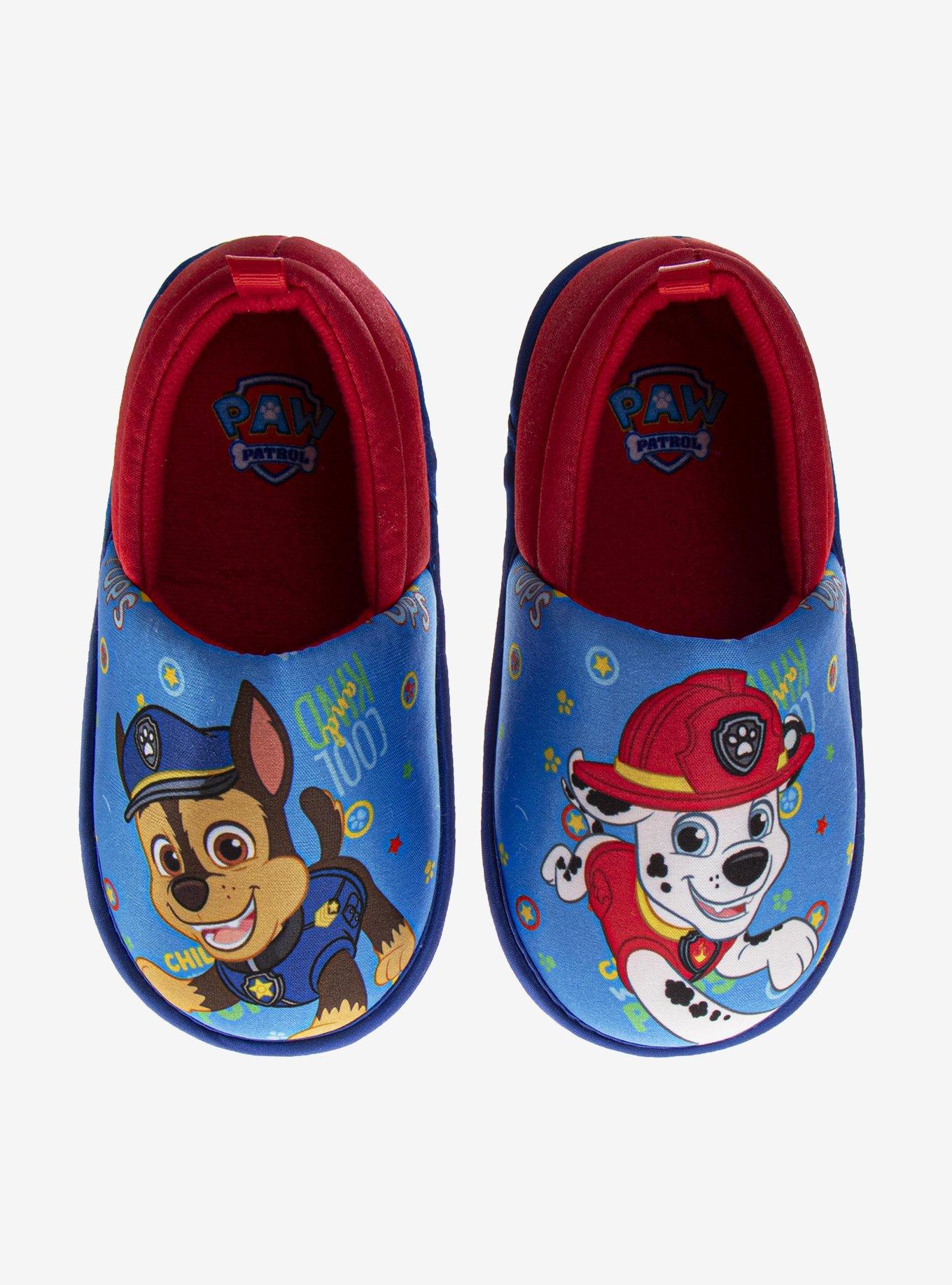 Paw Patrol Marshall & Chase Rescue Team Toddler Little Kids Cozy Slippers