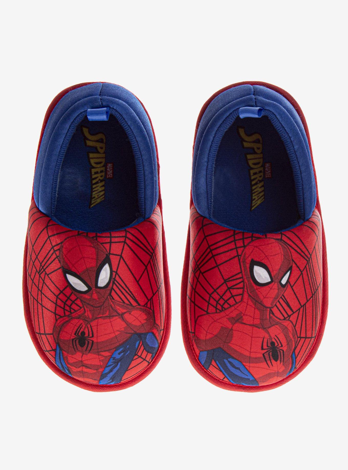 Marvel Spider-Man Cozy Plush Toddler & Little Kids Slippers, , hi-res
