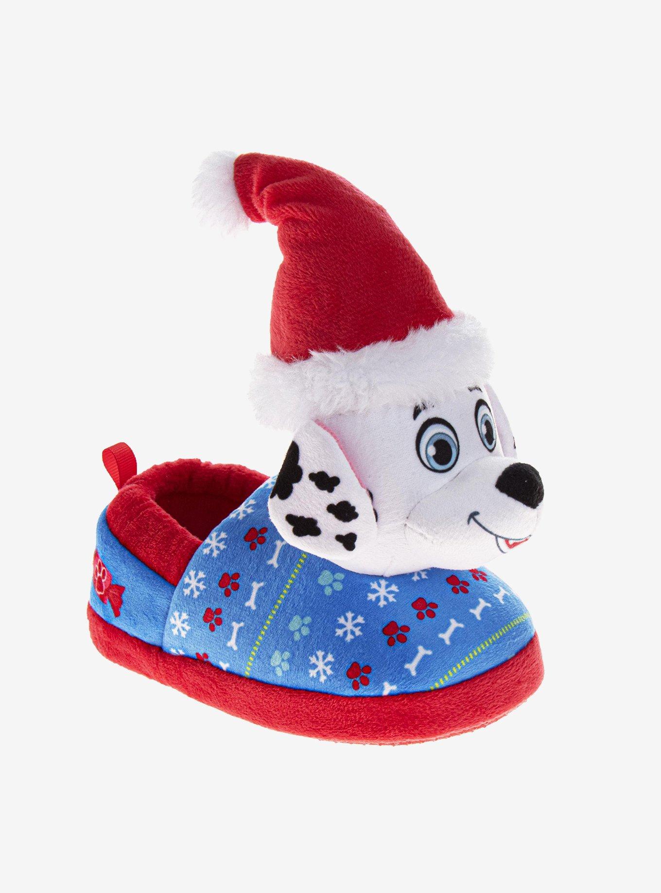 Paw Patrol Chase & Marshall Christmas Toddler & Little Kids Cozy Slippers, , hi-res