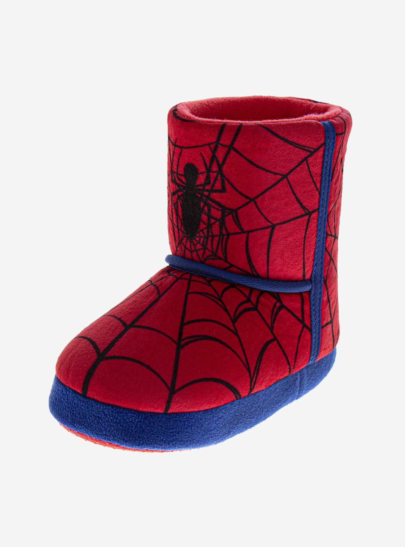 Marvel Spider-Man Cozy Plush Toddler & Little Kids Slippers, , hi-res
