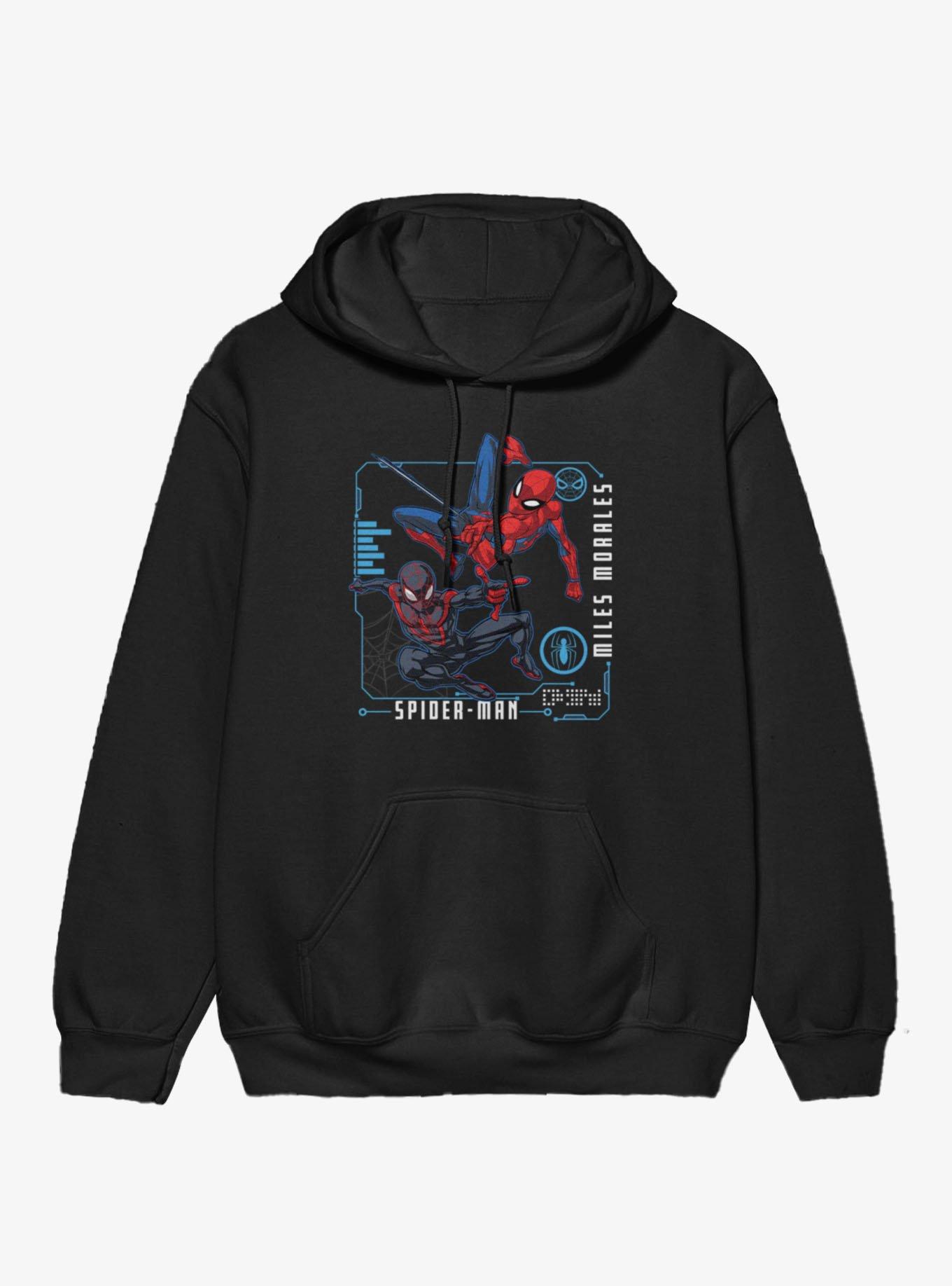 Marvel Spider-Man Jumping Team Up Peter And Miles Hoodie