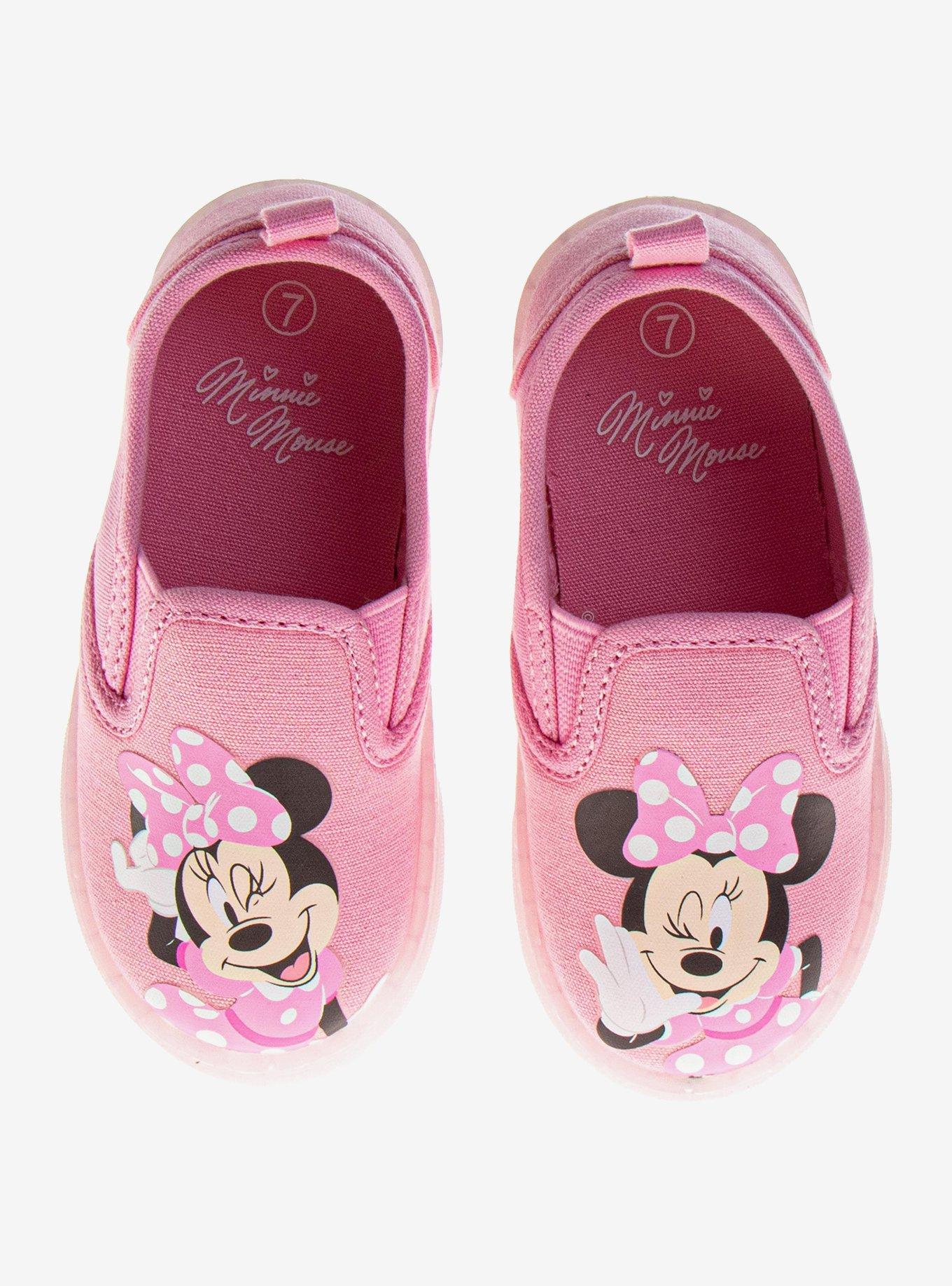 Disney Minnie Mouse Slip On Canvas Polka Dot Toddler & Little Kids Sneakers, , hi-res