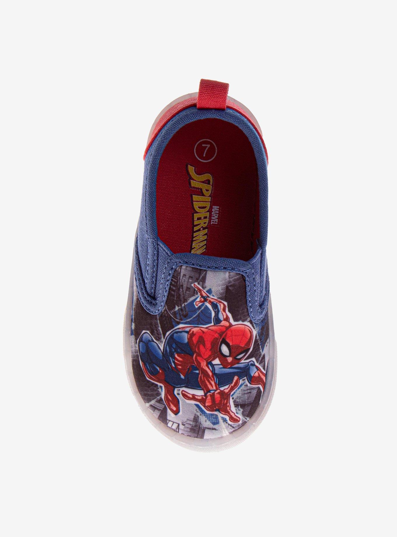 Marvel Spider-Man Webslinger Slip On Canvas Toddler & Little Kids Sneakers, , hi-res