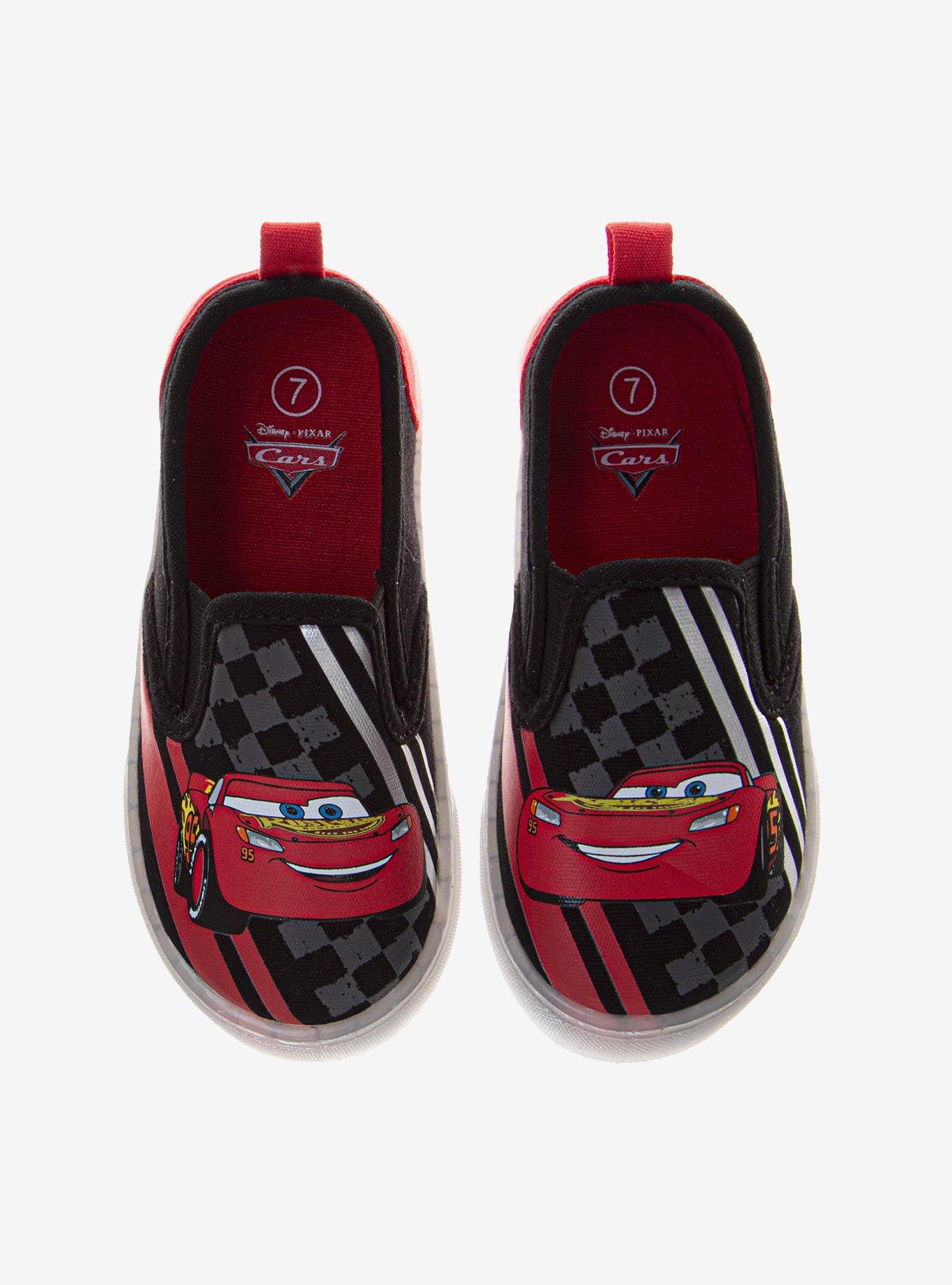 Disney Pixar Cars Lightning McQueen Toddler & Little Kids Sneakers Red Black, , hi-res
