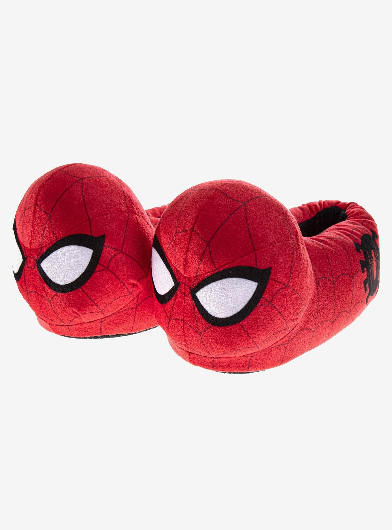 Marvel Spider-Man Men's Cozy Slippers Red