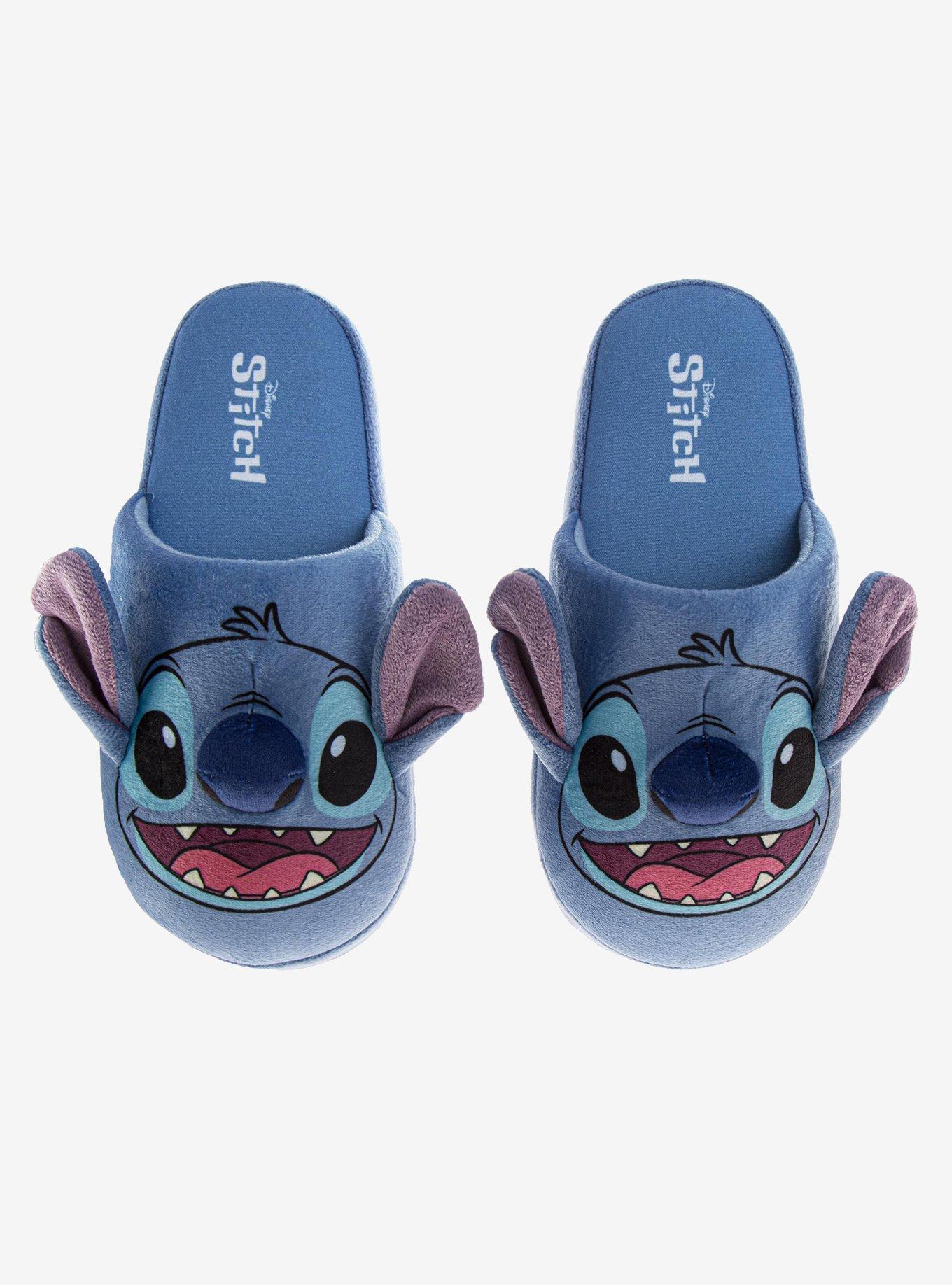Disney Lilo & Stitch Kids Plush Slippers Blue, , hi-res