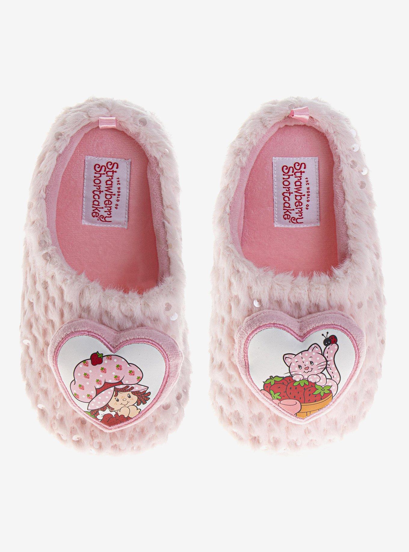Strawberry Shortcake Strawberry Print Toddler Slippers, , hi-res