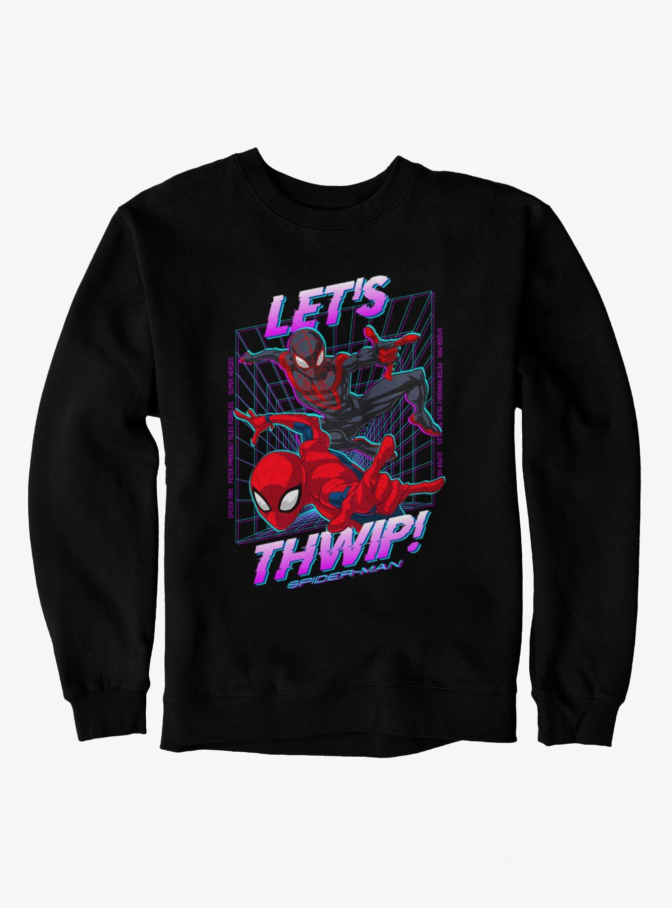 Marvel Spider-Man Lets Thwip Miles And Peter Sweatshirt, , hi-res