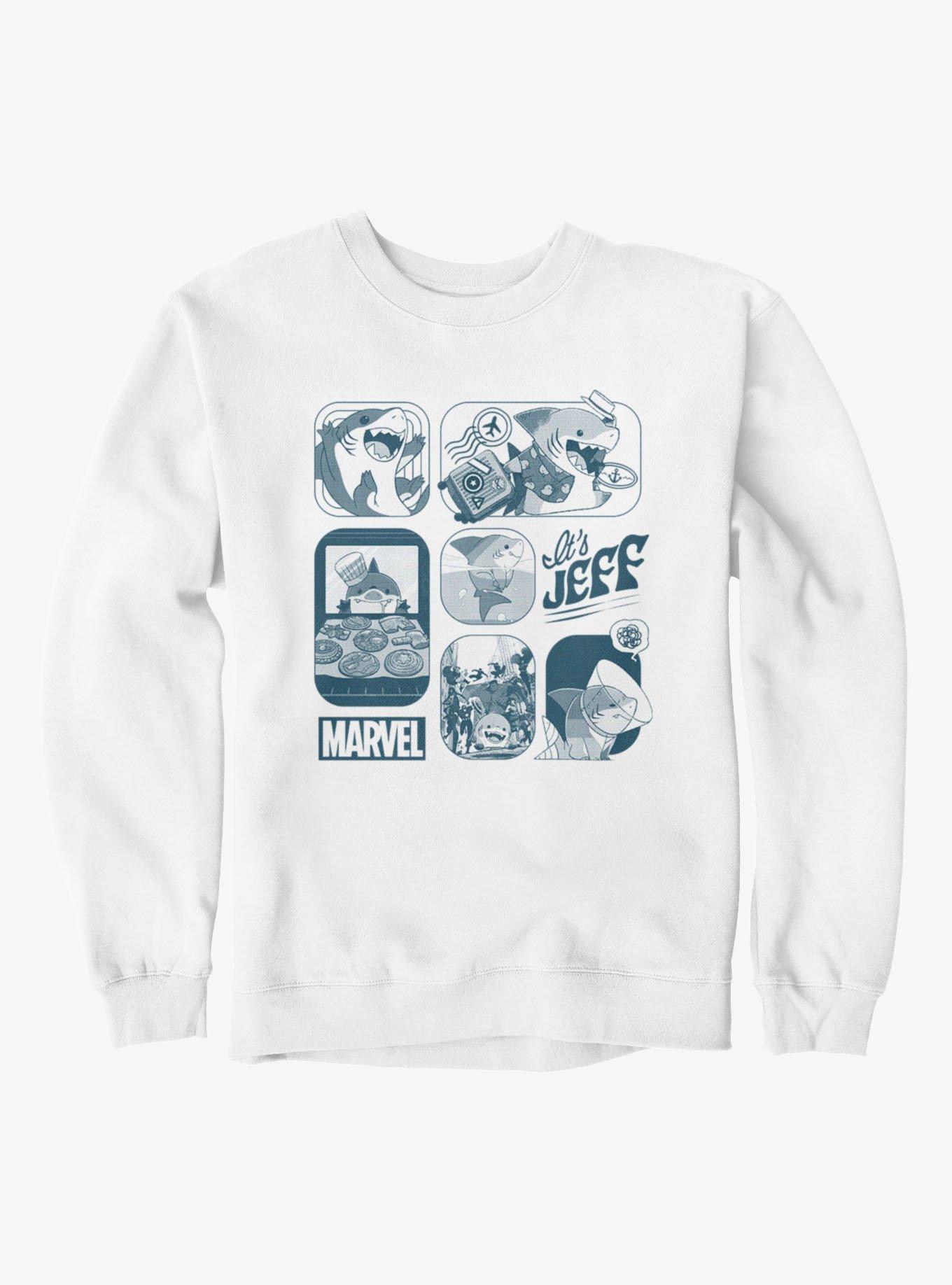 Marvel Rivals Its Cute Jeff Squares Sweatshirt