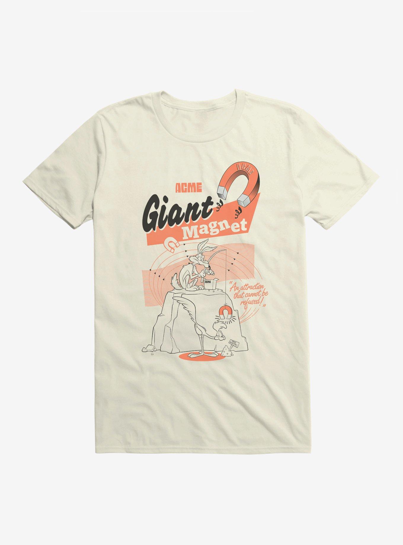 Looney Tunes Wile E. Coyote Acme Giant Magnet T-Shirt