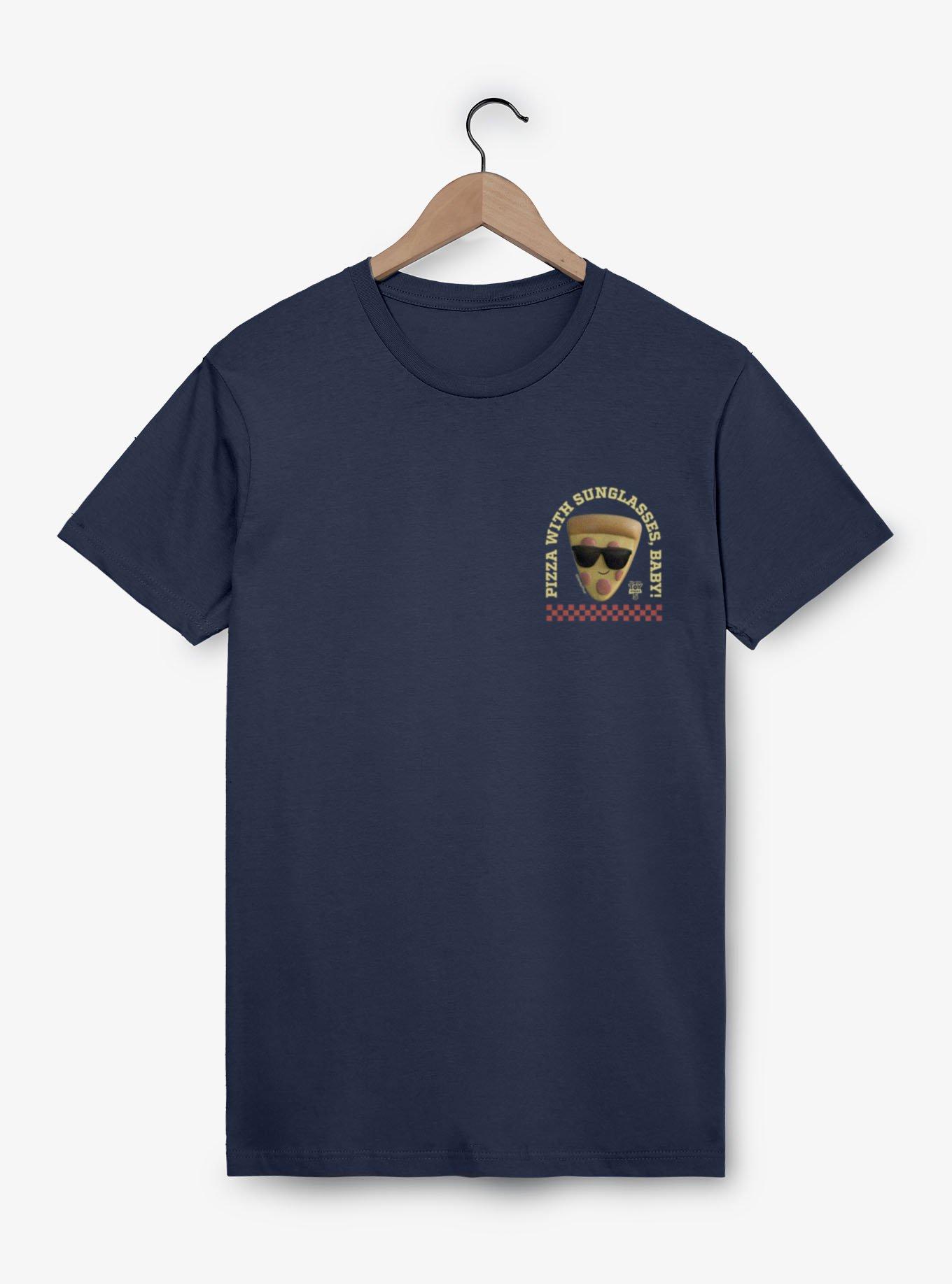 Disney Pixar Toy Story 5 Pizza With Sunglasses Corner Print T-Shirt