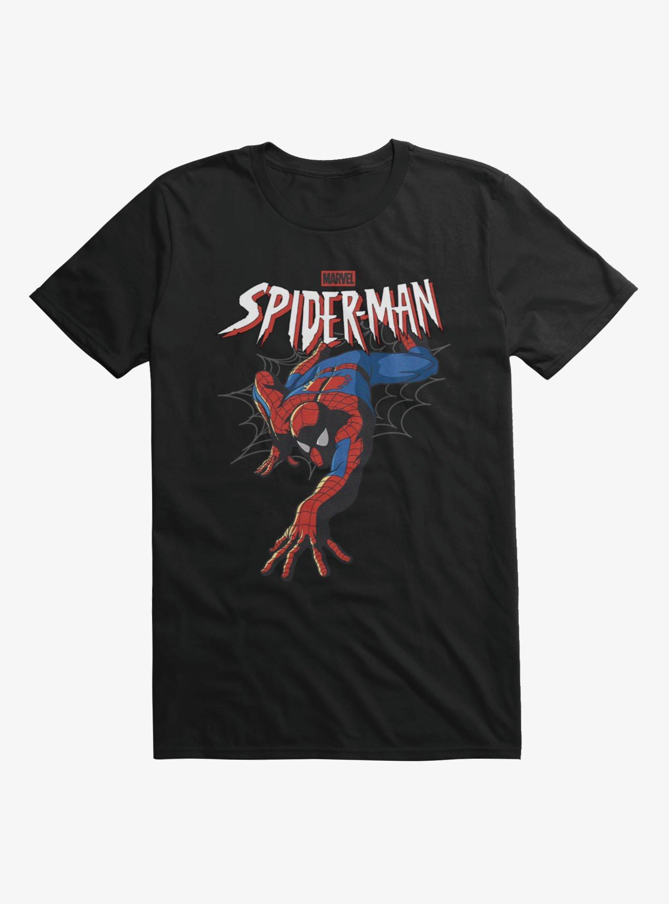 Marvel Spider-Man Iconic Pose Mens T-Shirt, , hi-res