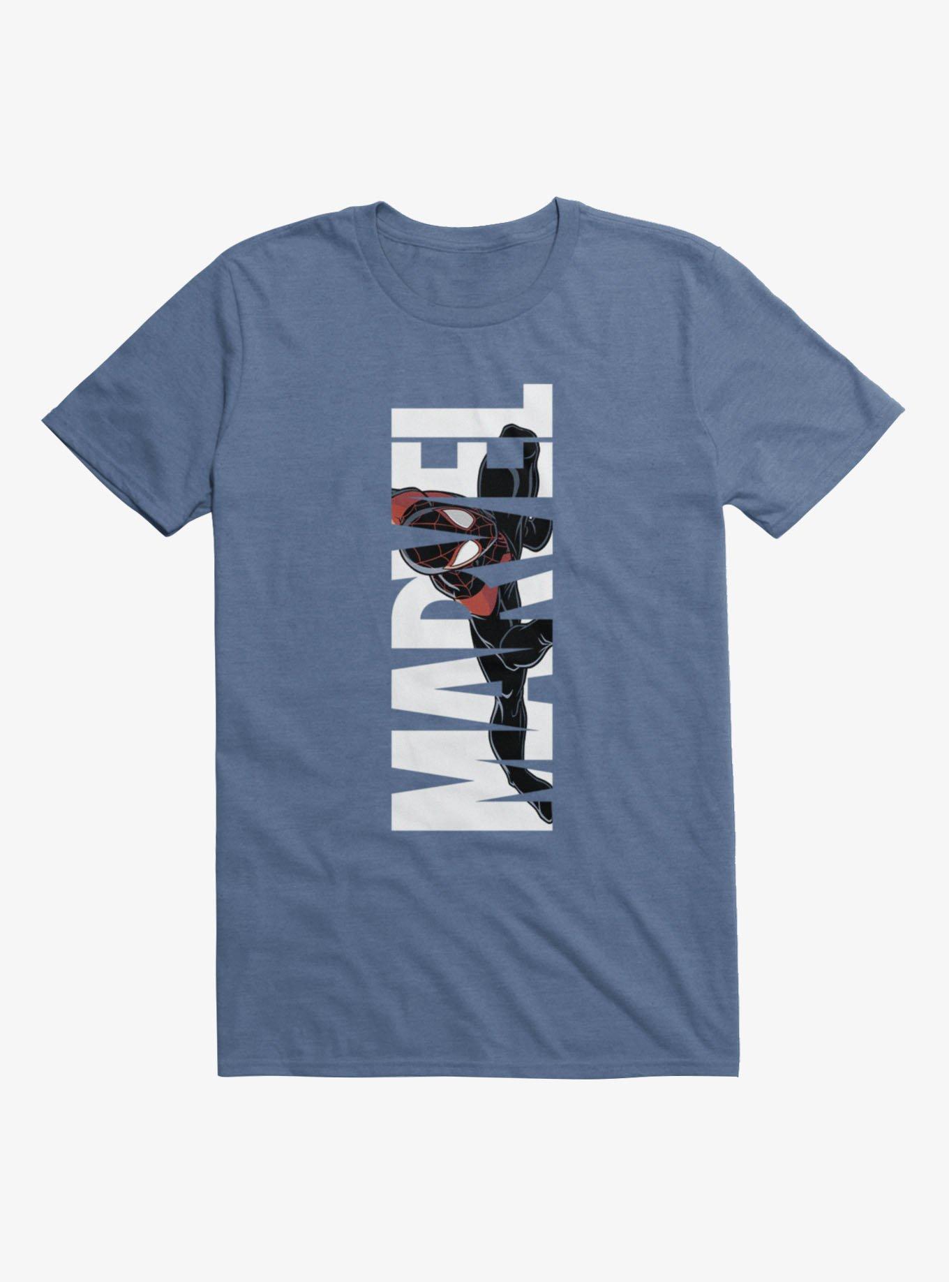 Marvel Spider-Man Miles Morales Logo Mens T-Shirt, , hi-res