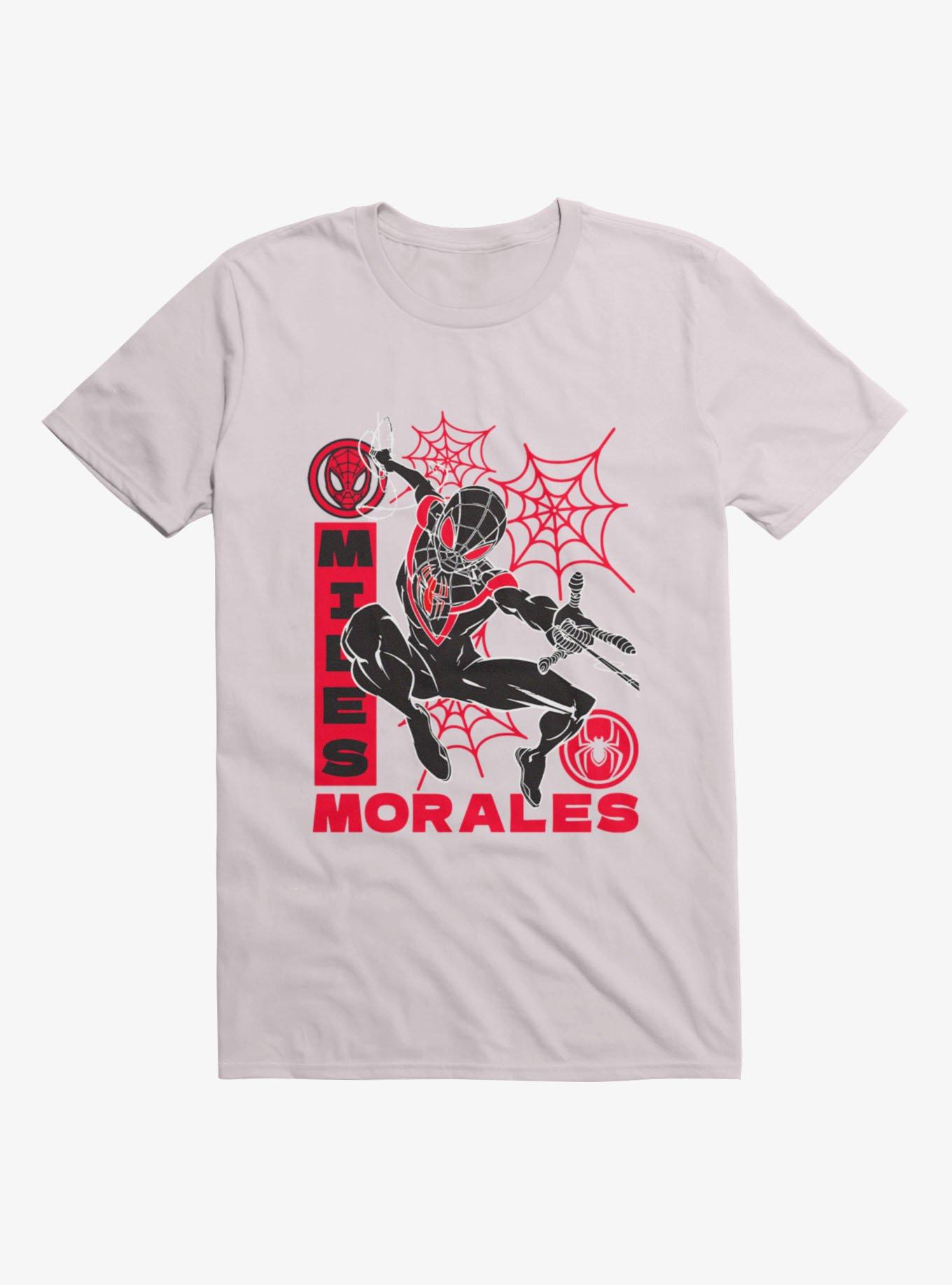 Marvel Spider-Man Miles Morales Web Mens T-Shirt, , hi-res