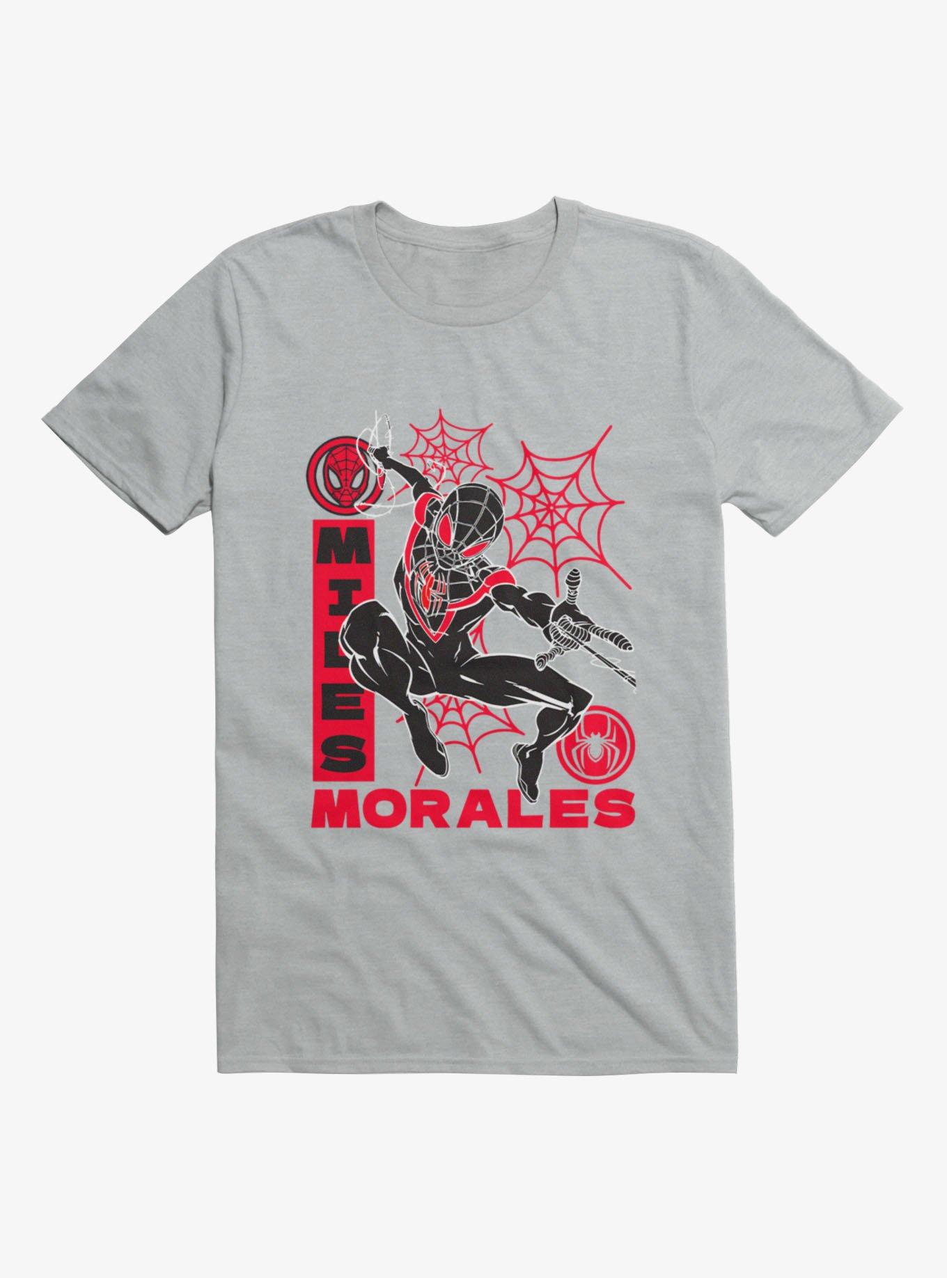 Marvel Spider-Man Miles Morales Web Mens T-Shirt