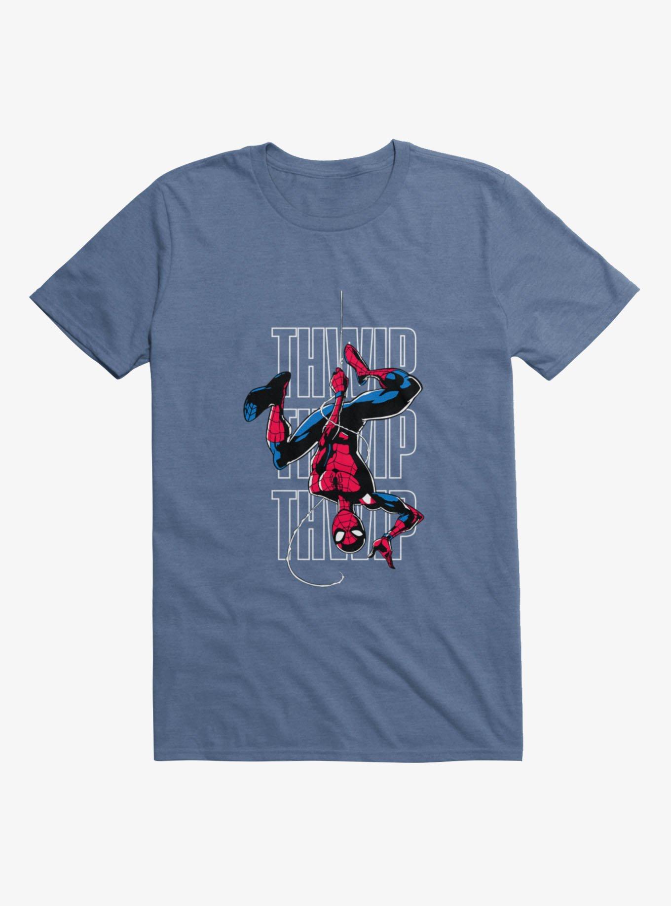 Marvel Spider-Man Thwip Comic Style Swing Mens T-Shirt, , hi-res