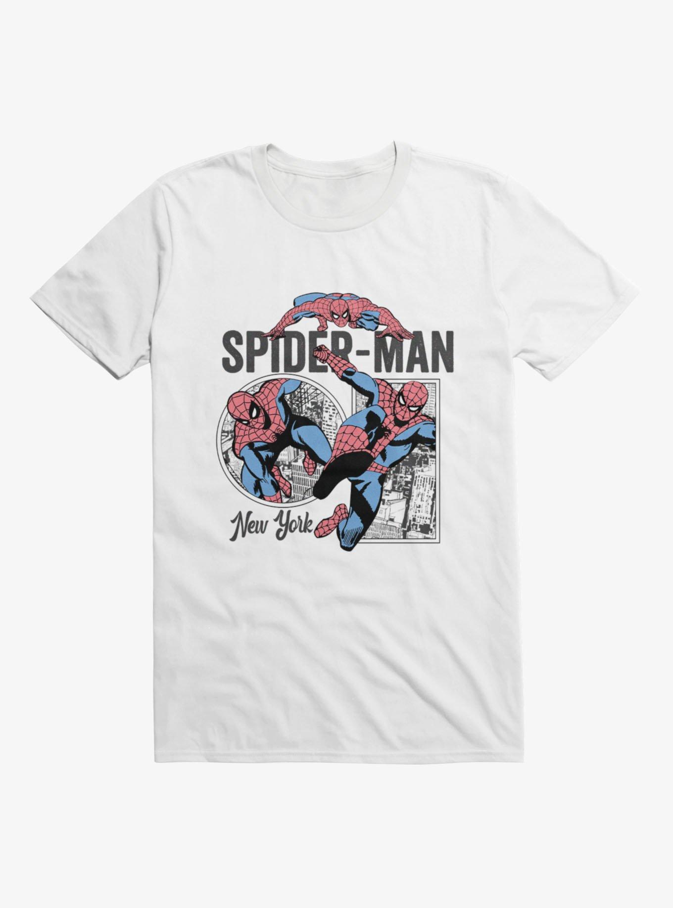 Marvel Spider-Man Random War Poses Mens T-Shirt, , hi-res