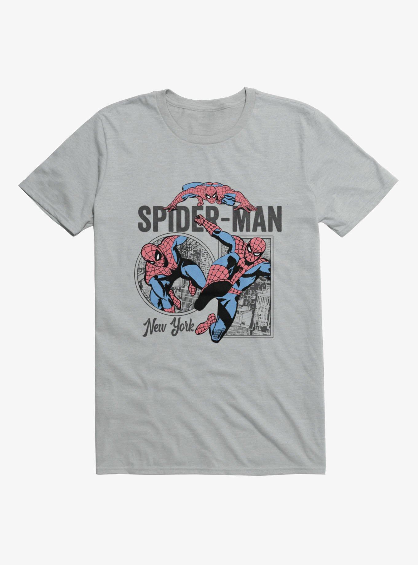 Marvel Spider-Man Random War Poses Mens T-Shirt, , hi-res