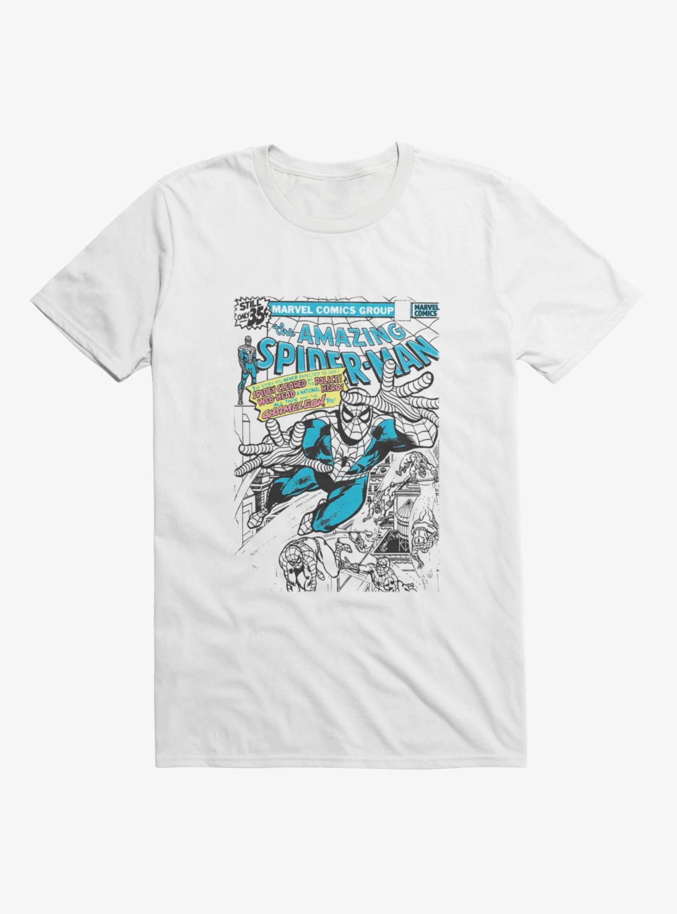 Marvel Spider-Man Spidey National Hero Mens T-Shirt, , hi-res