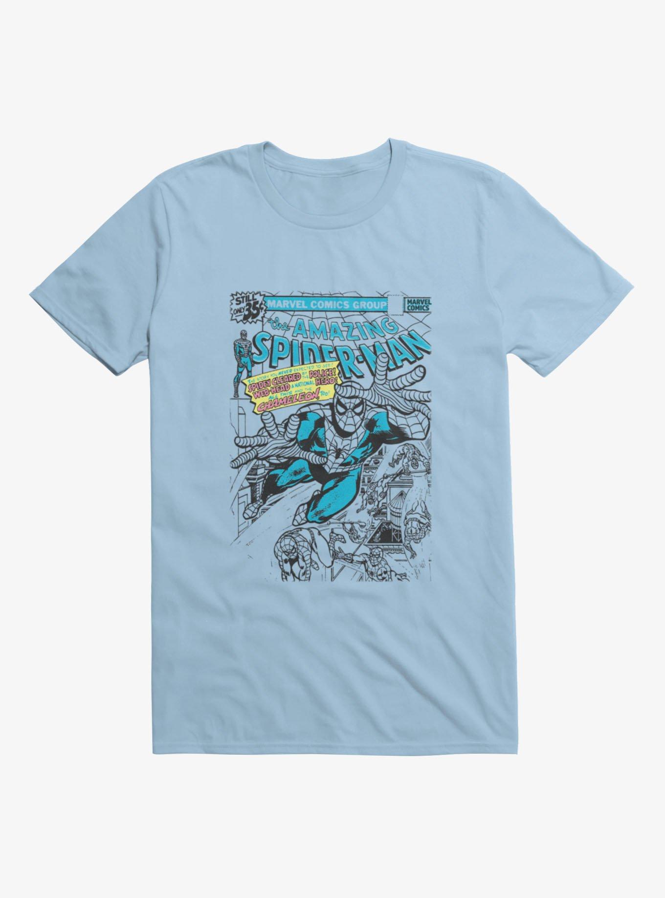 Marvel Spider-Man Spidey National Hero Mens T-Shirt
