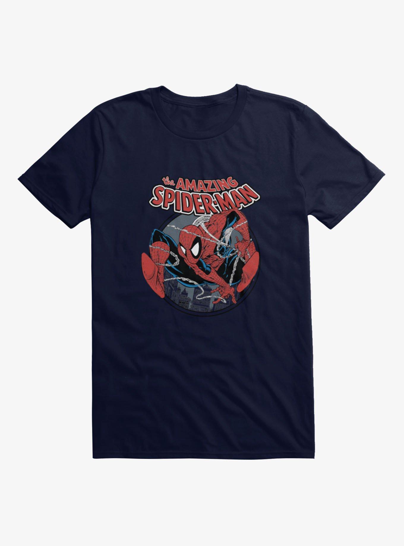 Marvel Spider-Man Hero Mode Vintage Mens T-Shirt