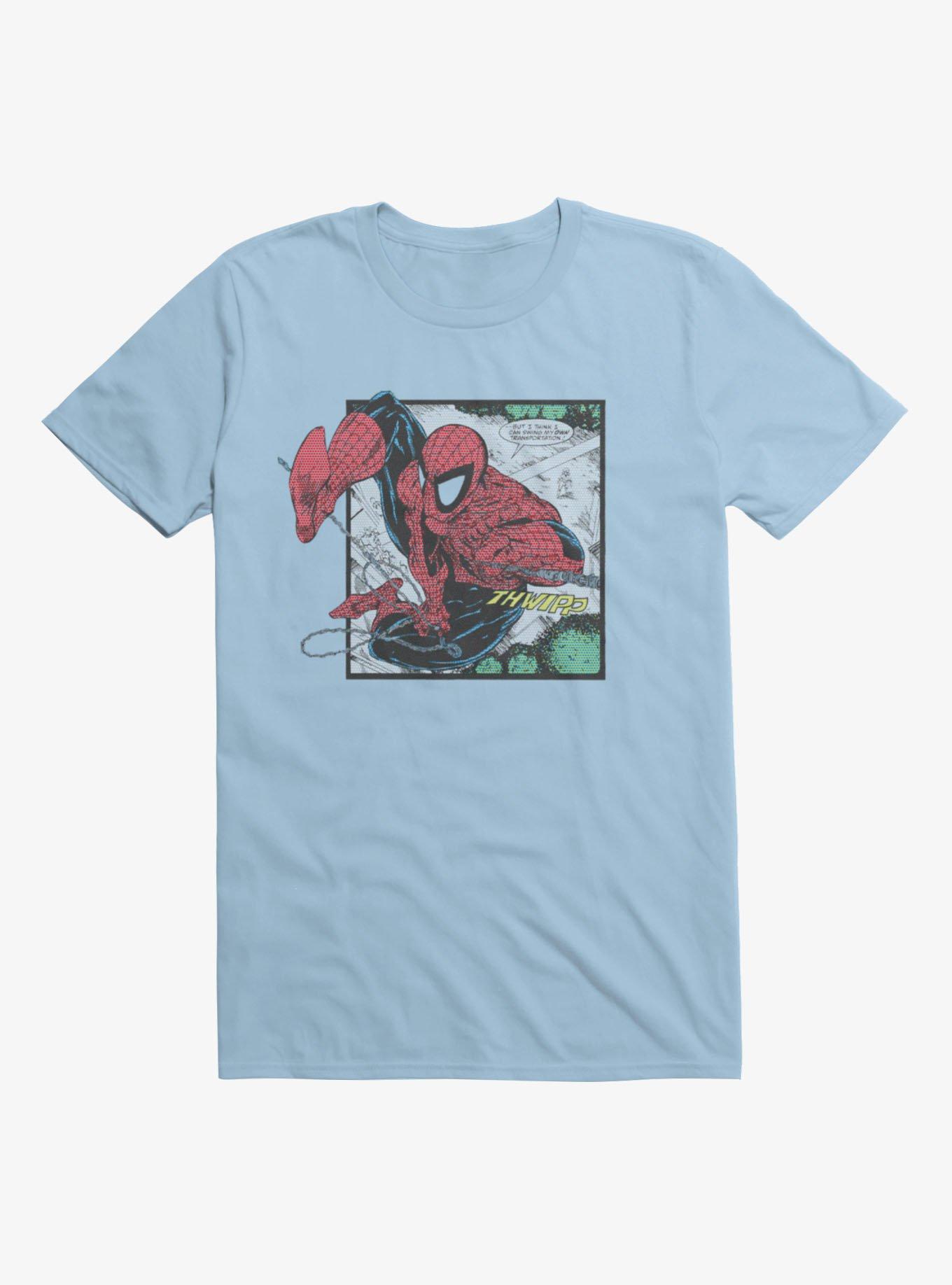 Marvel Spider-Man Thwip Comic Retro Mens T-Shirt