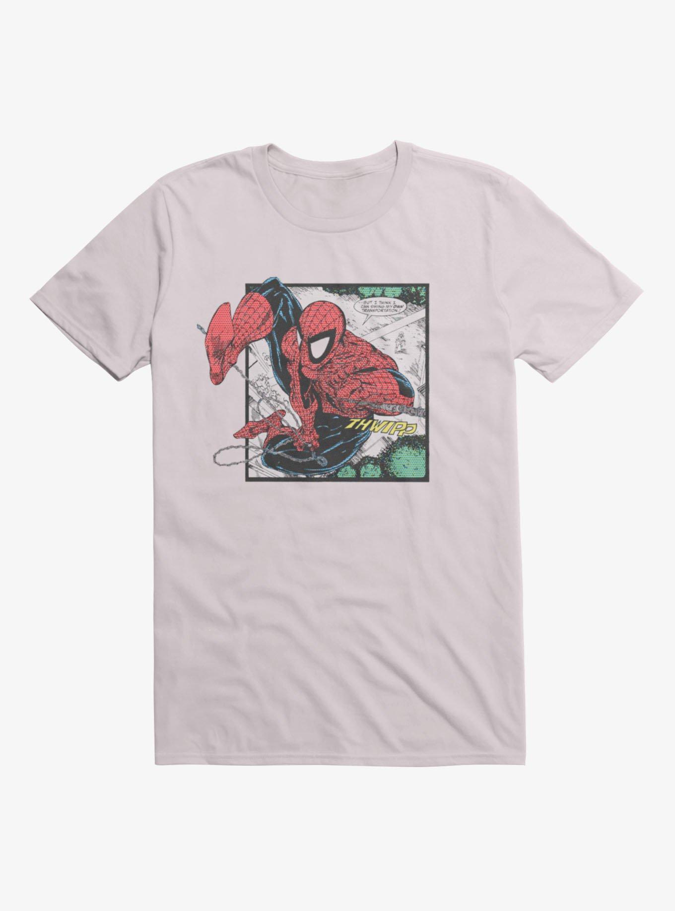 Marvel Spider-Man Thwip Comic Retro Mens T-Shirt