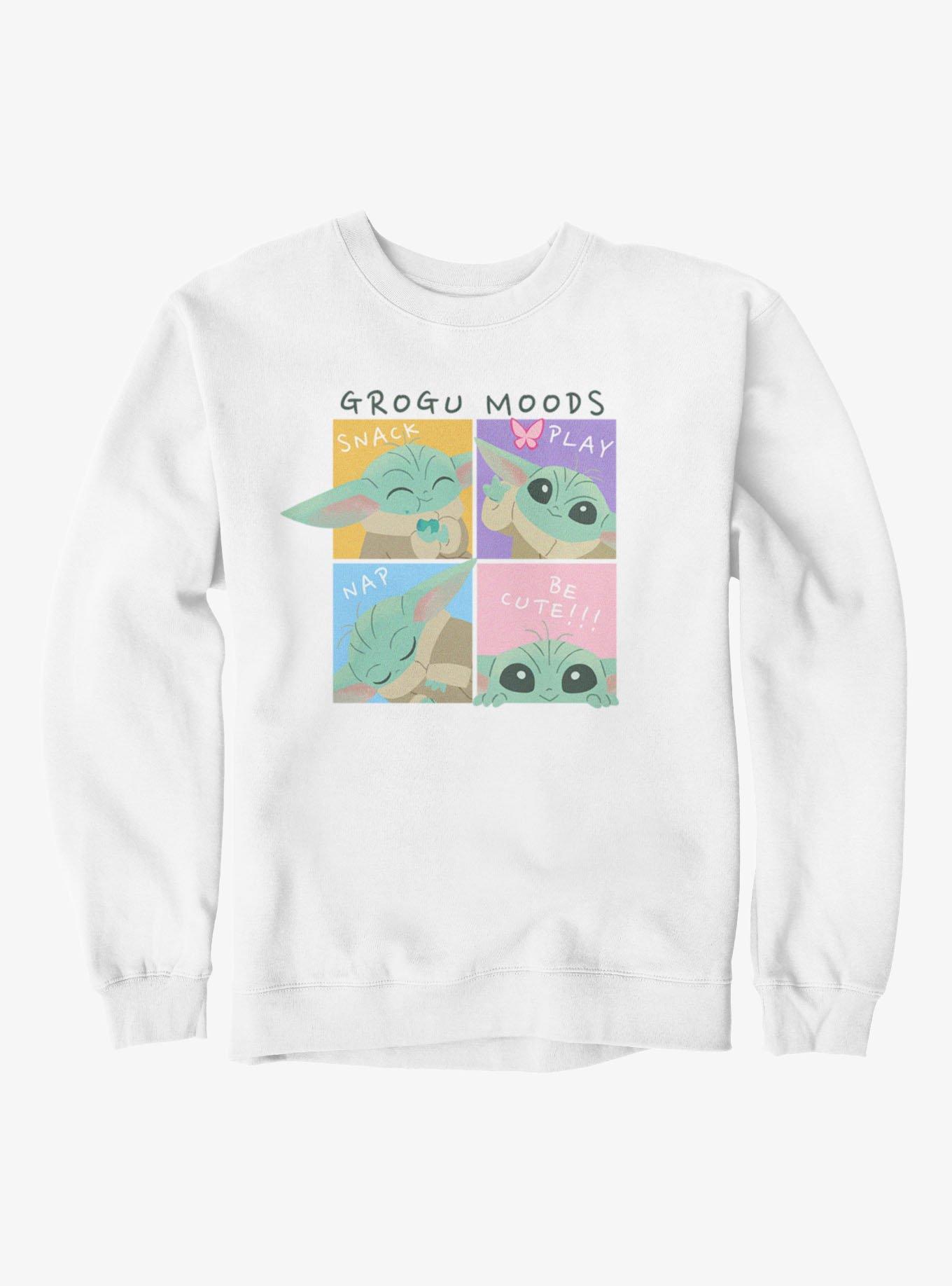 Star Wars Grogu Moods Snack Play Nap Sweatshirt