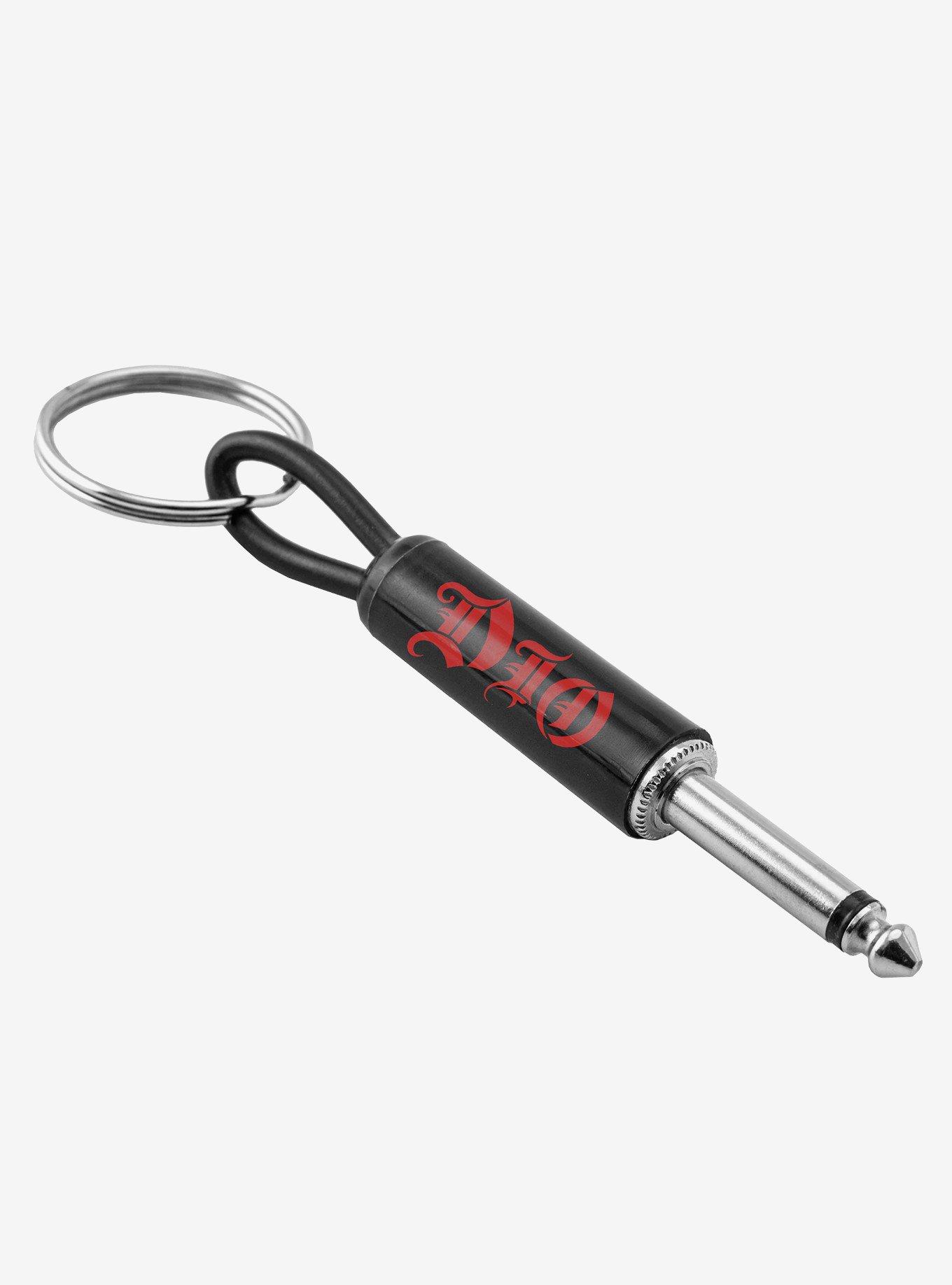 Dio Logo Guitar Plug Keychain 4-Pack, , hi-res