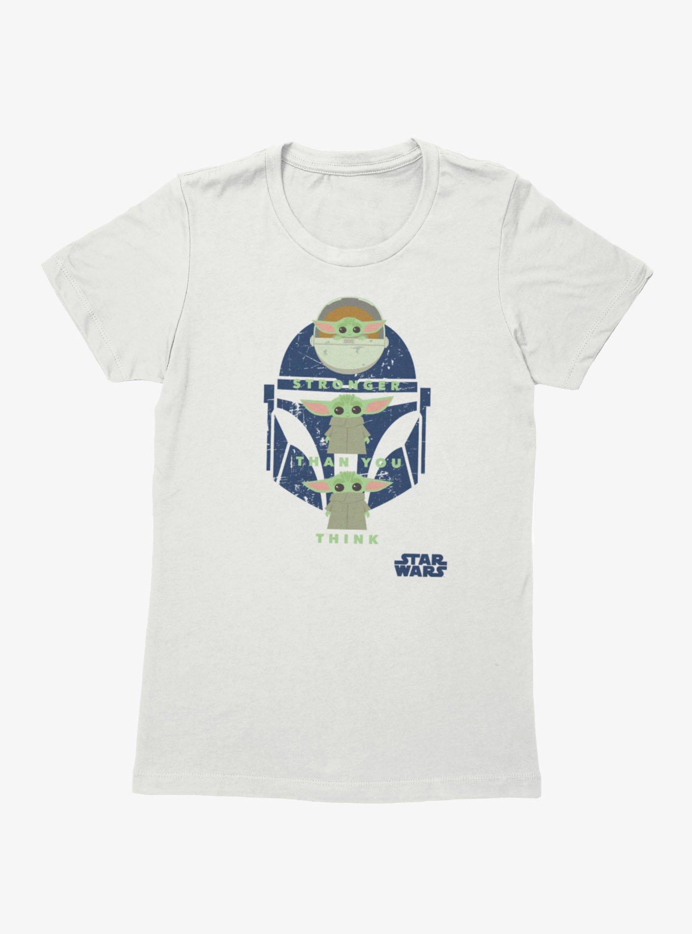 Star Wars The Mandalorian Stronger Than Grogu And Helmet Womens T-Shirt, , hi-res