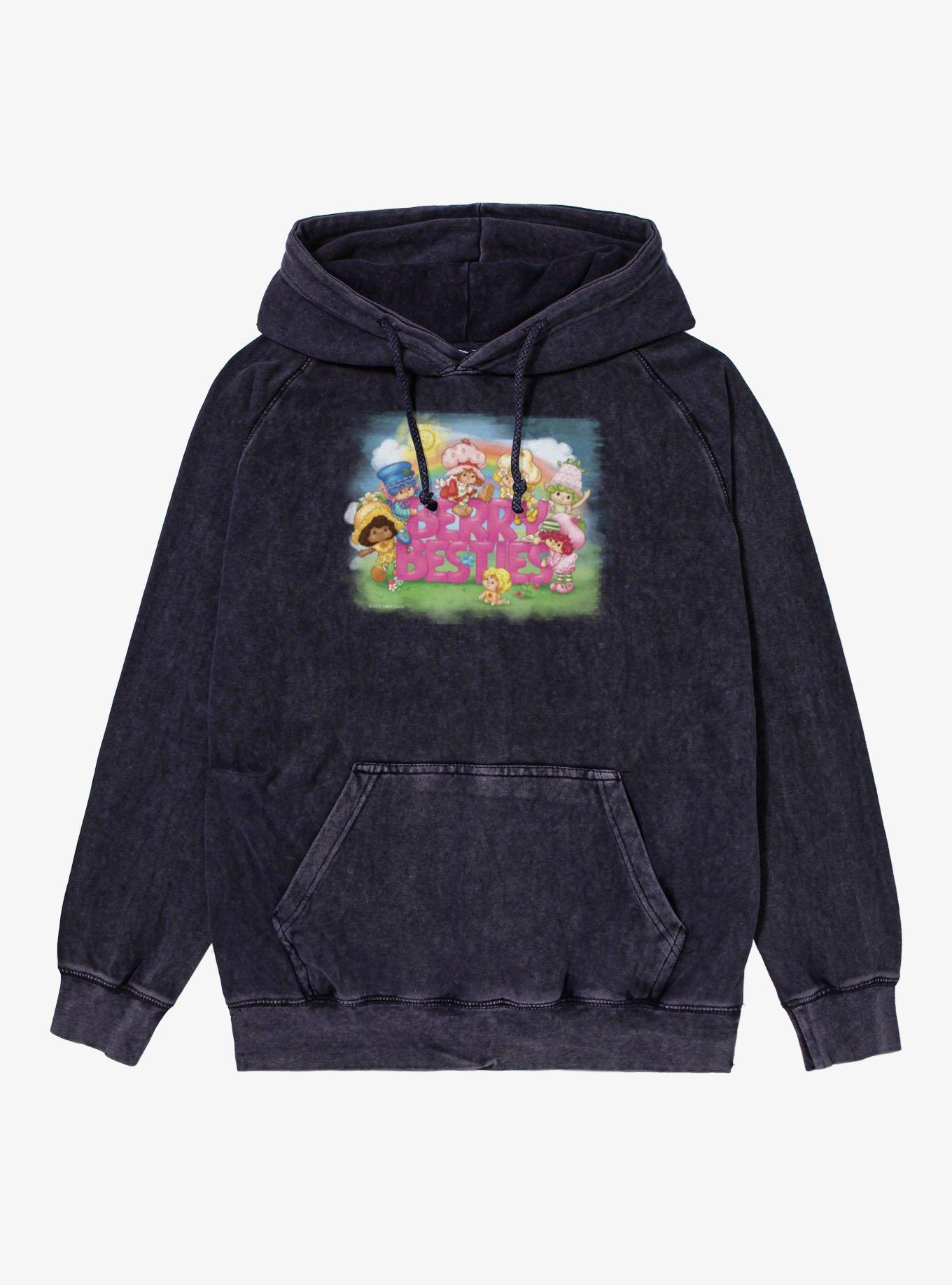 Strawberry Shortcake Berry Besties Brush Vintage Mineral Washed Hoodie, , hi-res