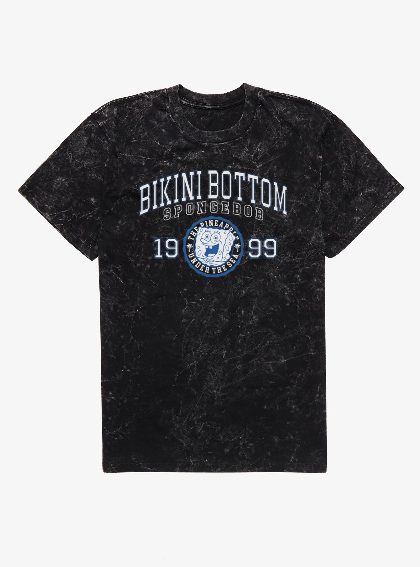 SpongeBob SquarePants Bikini Bottom 1999 Collegiate Mineral Wash T-Shirt, , hi-res