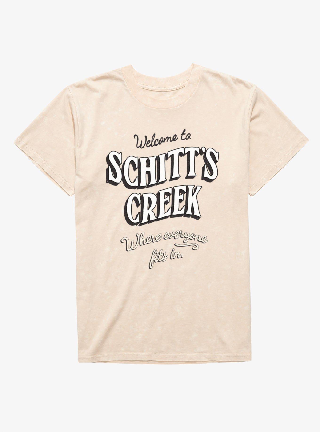 Schitt's Creek Welcome Where Everyone Fits In Mineral Wash T-Shirt, , hi-res